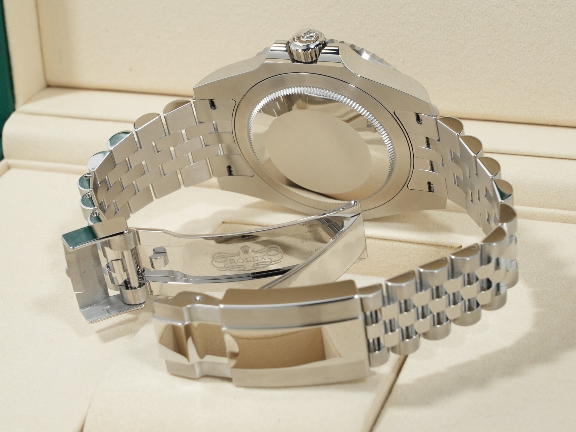 ロレックス GMTマスターII Ref.126710BLRO ステンレススチール ブラック文字盤 ジュビリーブレスレット 未使用 v97dn45j