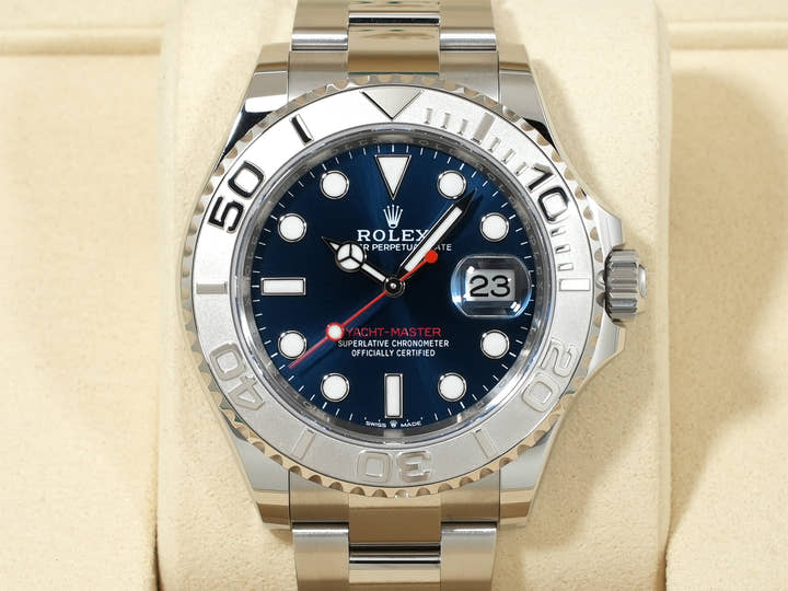 ロレックス ヨットマスター40 Ref.126622 ステンレススチール/プラチナ ブライトブルー文字盤 未使用 di7hkjmi