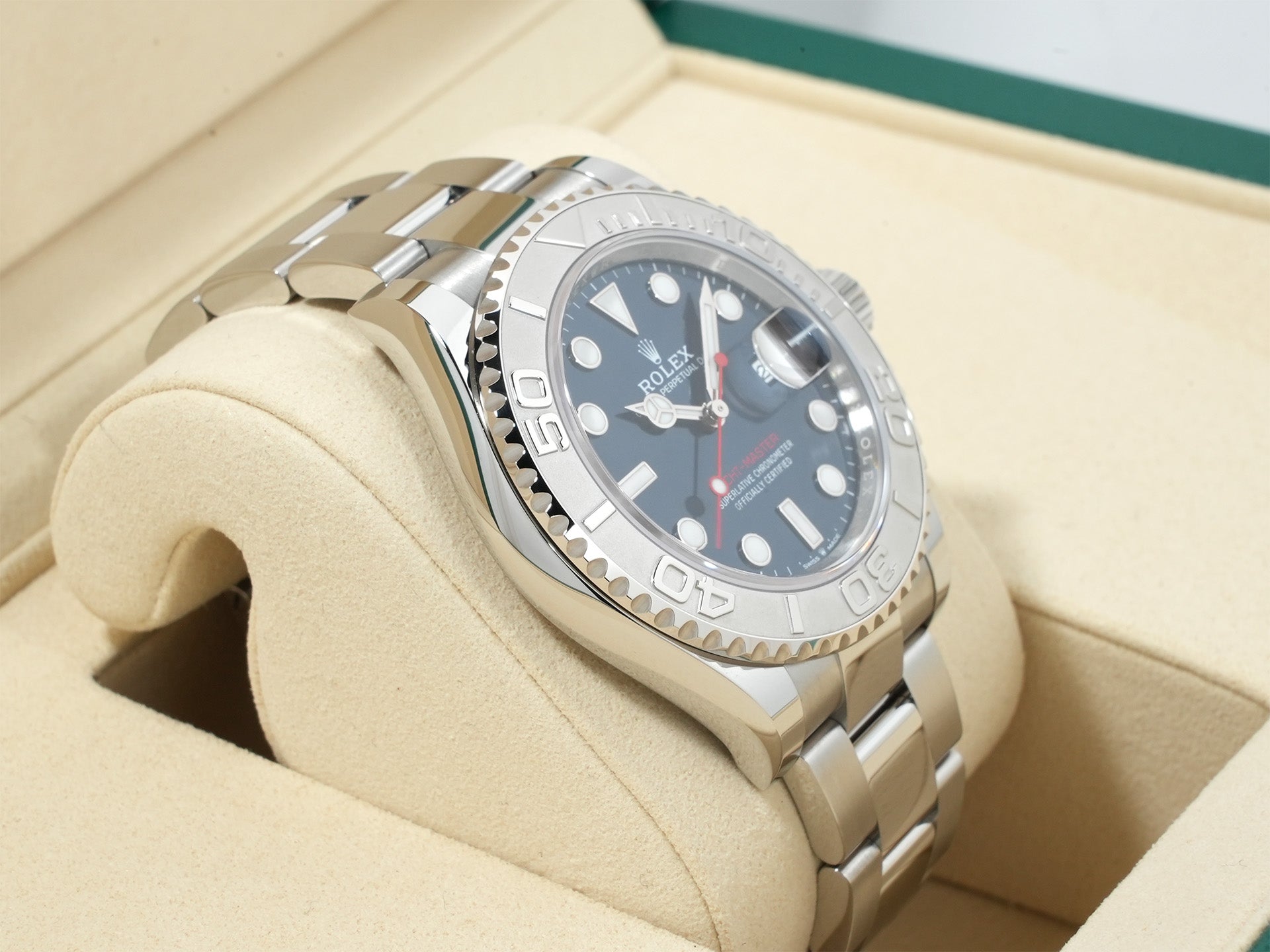 ロレックス ヨットマスター40 Ref.126622 ステンレススチール/プラチナ ブライトブルー文字盤 未使用 di7hkjmi