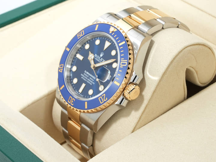 ロレックス サブマリーナー デイト Ref.126613LB ステンレススチール/イエローゴールド ブルー文字盤 未使用 3q88f5t8
