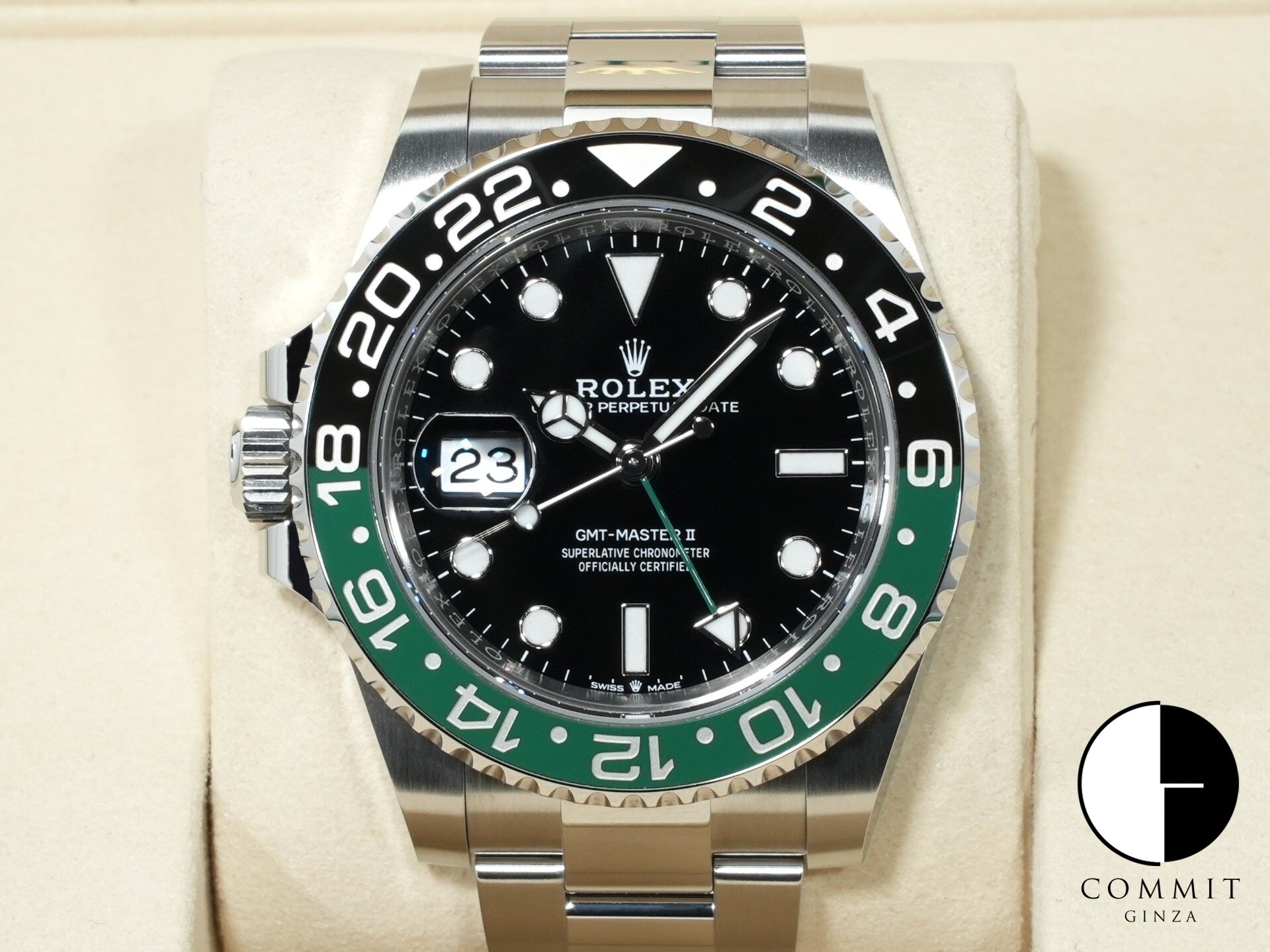 ロレックス GMTマスターII Ref.126720VTNR ステンレススチール ブラック文字盤 オイスターブレスレット 未使用 7j6gwsws