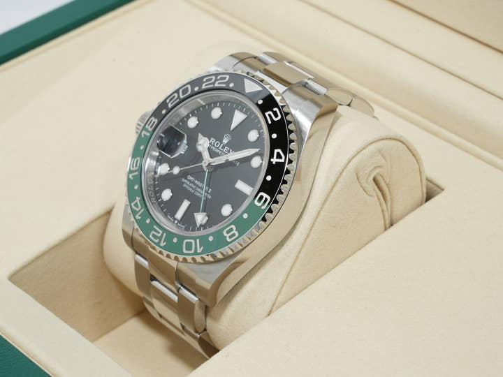 ロレックス GMTマスターII Ref.126720VTNR ステンレススチール ブラック文字盤 オイスターブレスレット 未使用 7j6gwsws