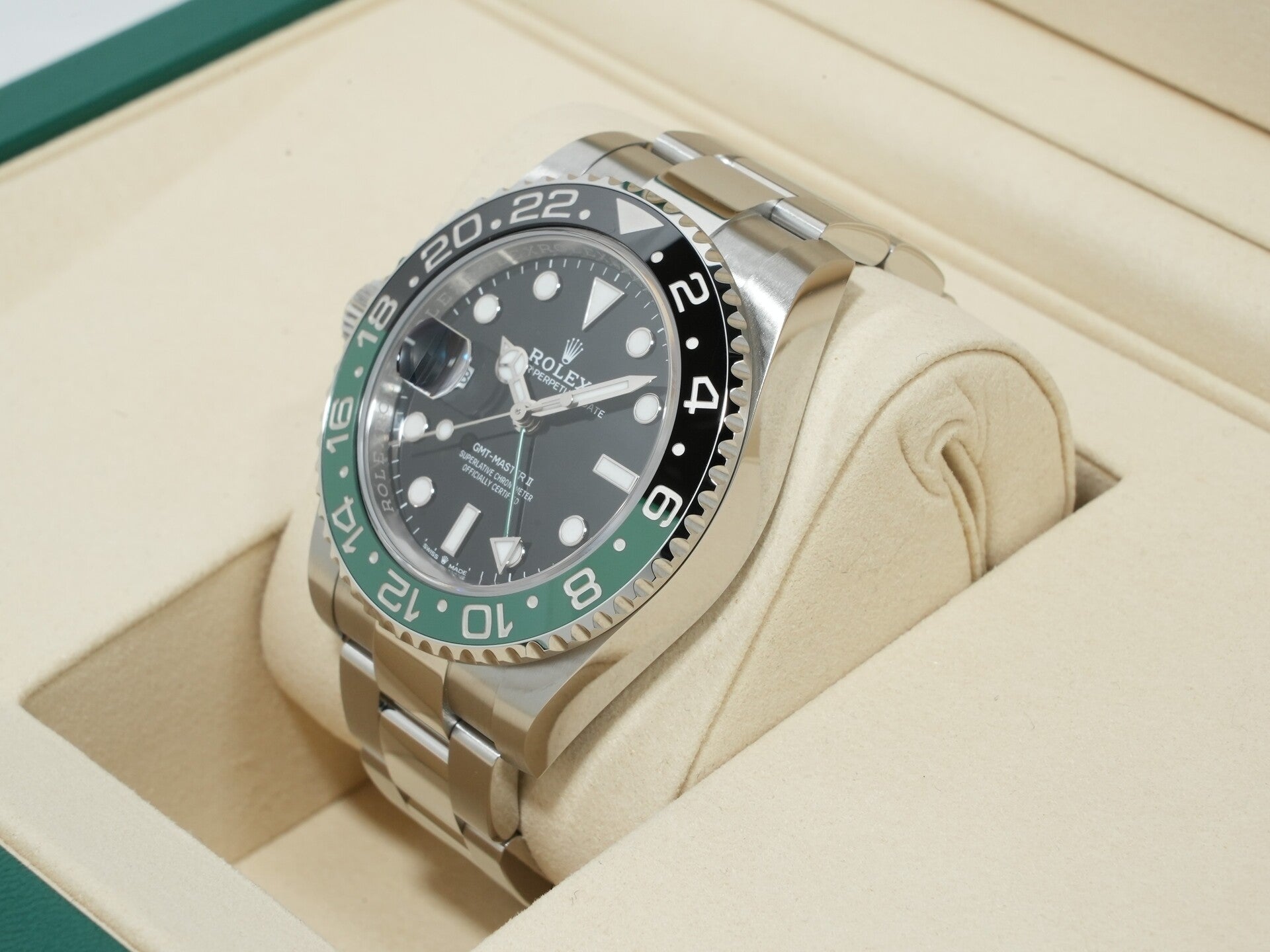 ロレックス GMTマスターII Ref.126720VTNR ステンレススチール ブラック文字盤 オイスターブレスレット 未使用 7j6gwsws