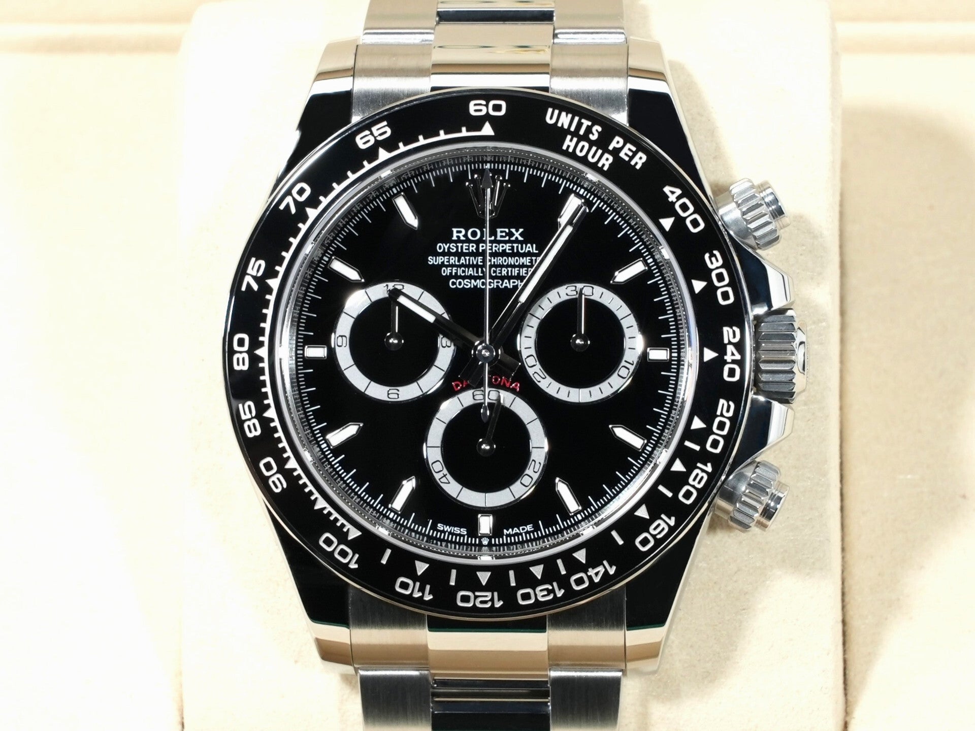 ロレックス デイトナ Ref.126500LN ステンレススチール ブラック文字盤 未使用 jbv2free