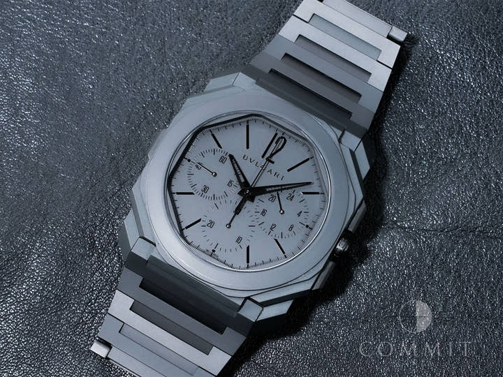 ブルガリ オクト フィニッシモ クロノグラフ GMT Ref.103278 セラミック ブラック文字盤 美品 b6s6g45z