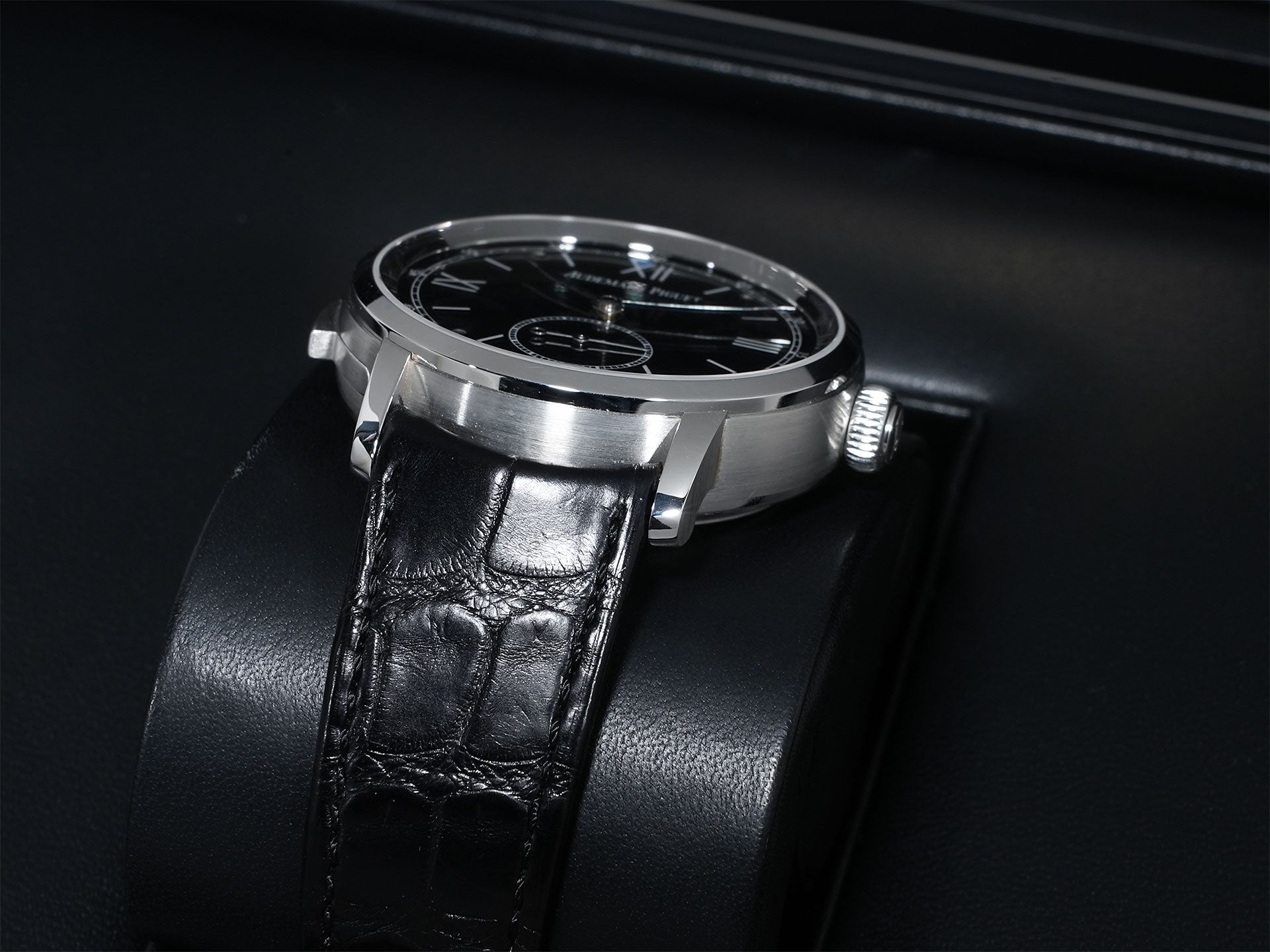 オーデマピゲ ジュール オーデマ ミニッツリピーター スーパーソヌリ Ref.26590PT.OO.D002CR.01 プラチナ ブラックエナメル文字盤 美中古 sa5j2krv