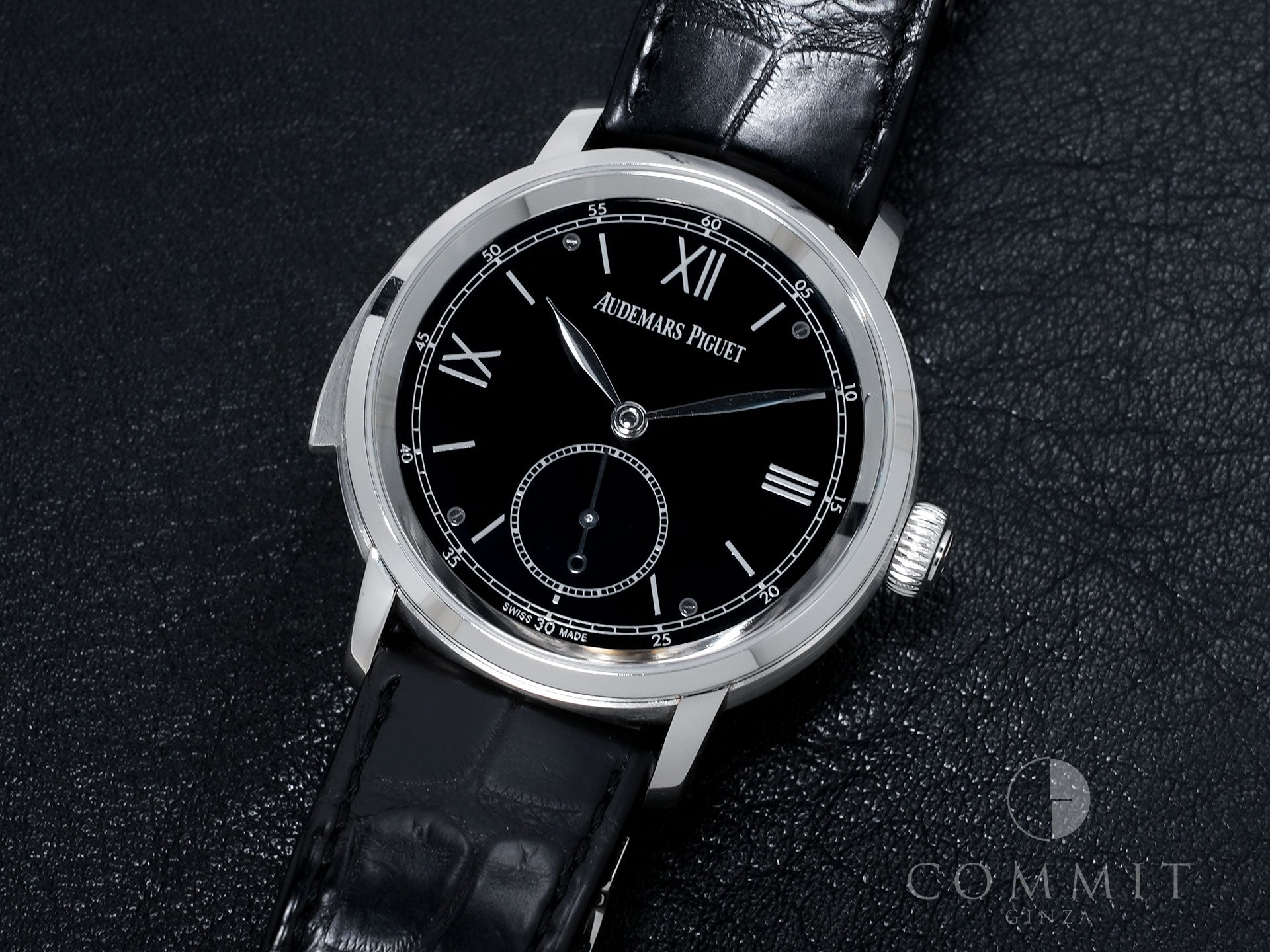 オーデマピゲ ジュール オーデマ ミニッツリピーター スーパーソヌリ Ref.26590PT.OO.D002CR.01 プラチナ ブラックエナメル文字盤 美中古 sa5j2krv