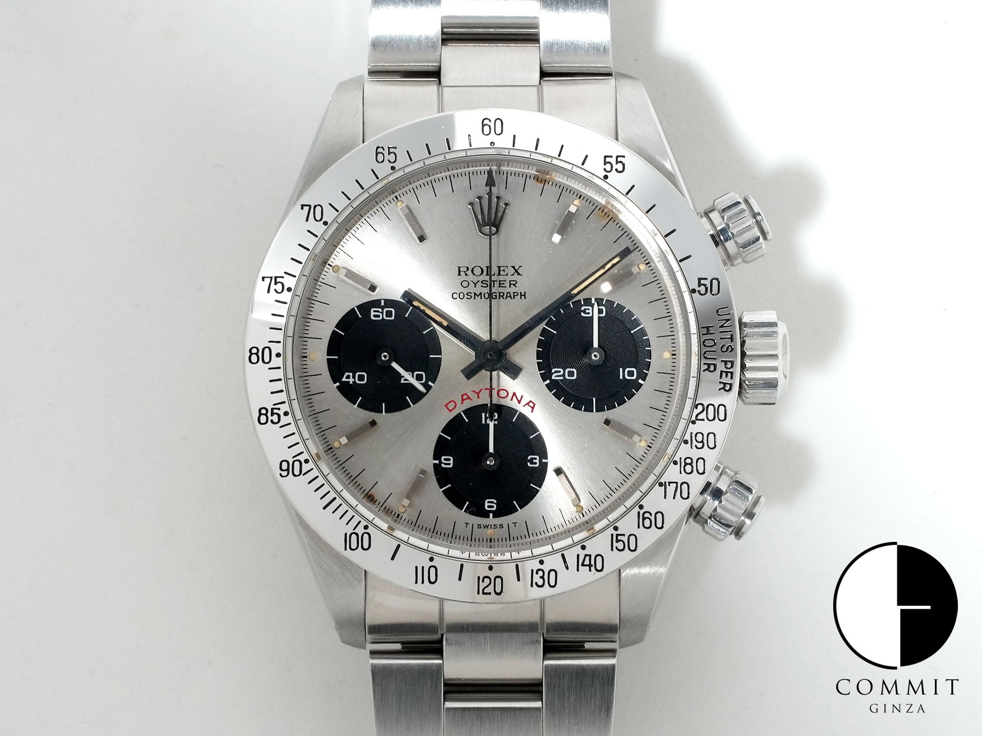 ロレックス デイトナ Ref.6265 ステンレススチール シルバー文字盤 中古 8atpkkuq