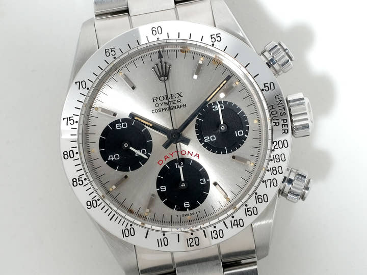 ロレックス デイトナ Ref.6265 ステンレススチール シルバー文字盤 中古 8atpkkuq