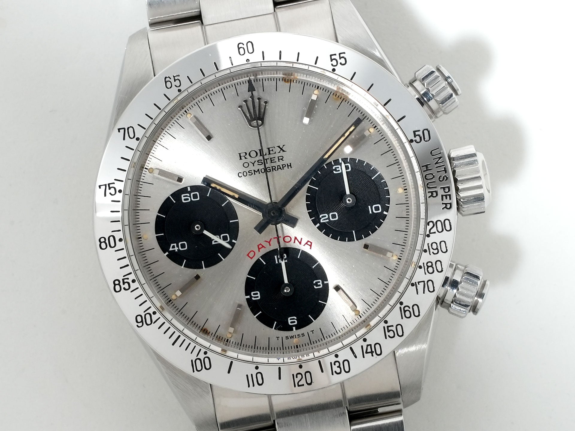 ロレックス デイトナ Ref.6265 ステンレススチール シルバー文字盤 中古 8atpkkuq