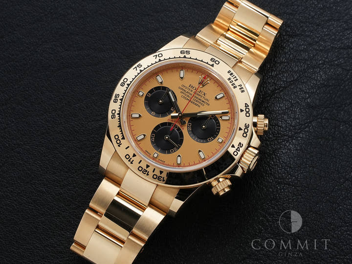 ロレックス デイトナ Ref.116508 イエローゴールド ゴールドxブラック文字盤 中古 87n3o7rb