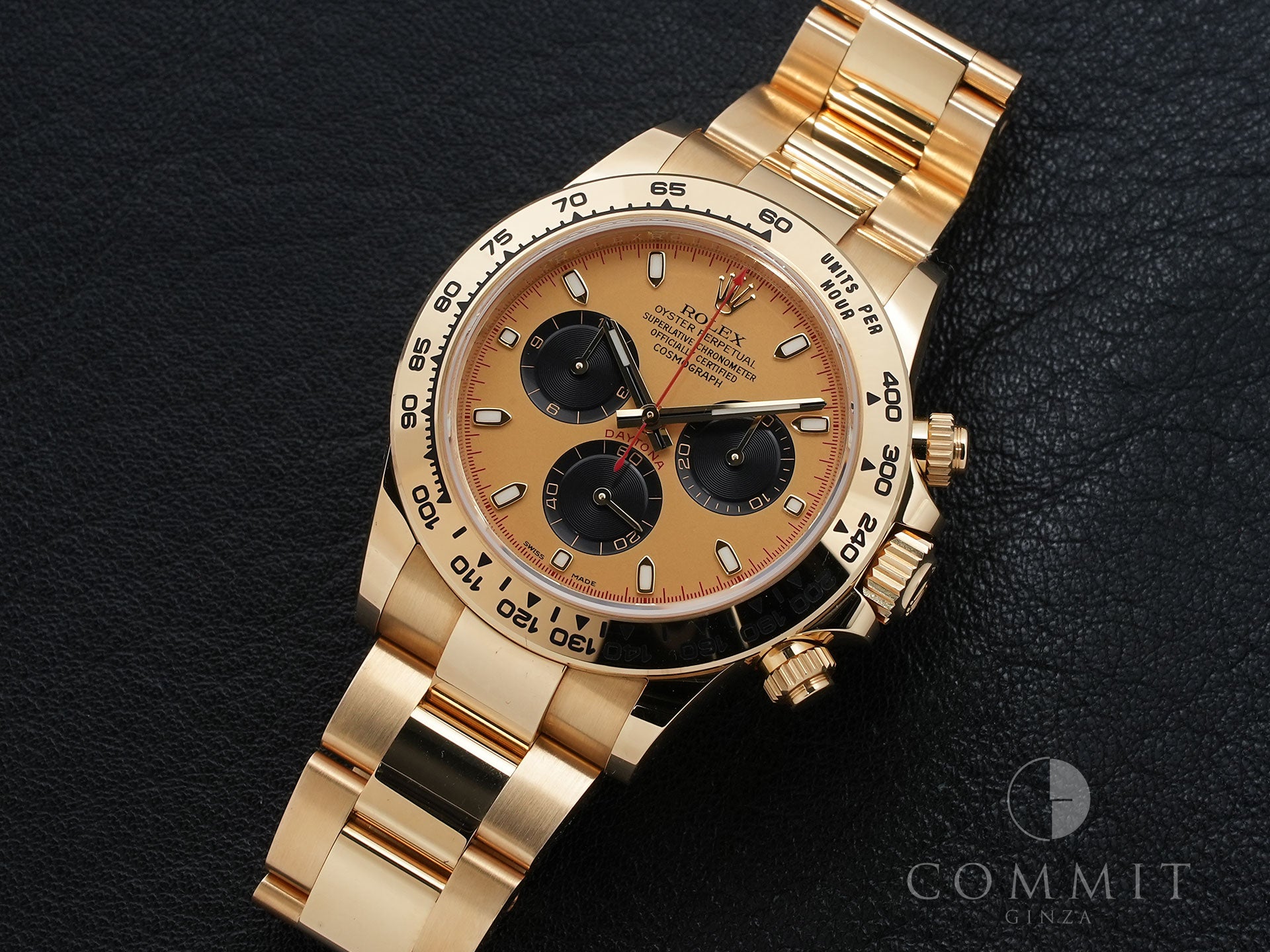 ロレックス デイトナ Ref.116508 イエローゴールド ゴールドxブラック文字盤 中古 87n3o7rb