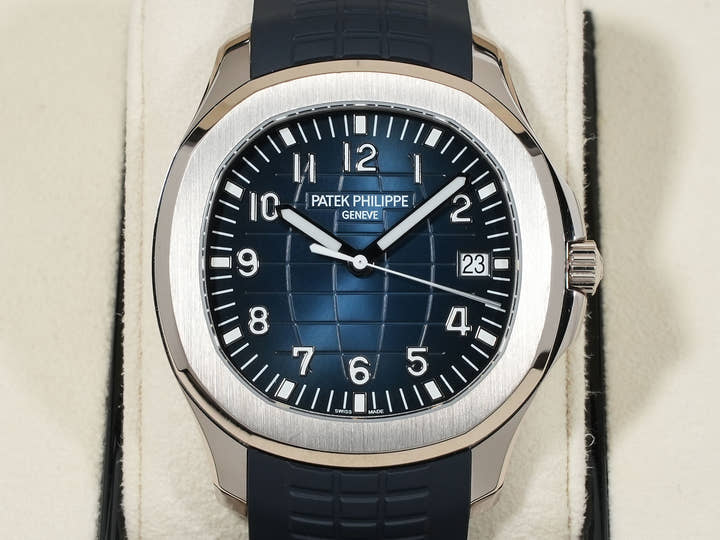 パテックフィリップ アクアノート Ref.5168G-001 ホワイトゴールド ミッドナイトブルー文字盤 中古 ymsch67p