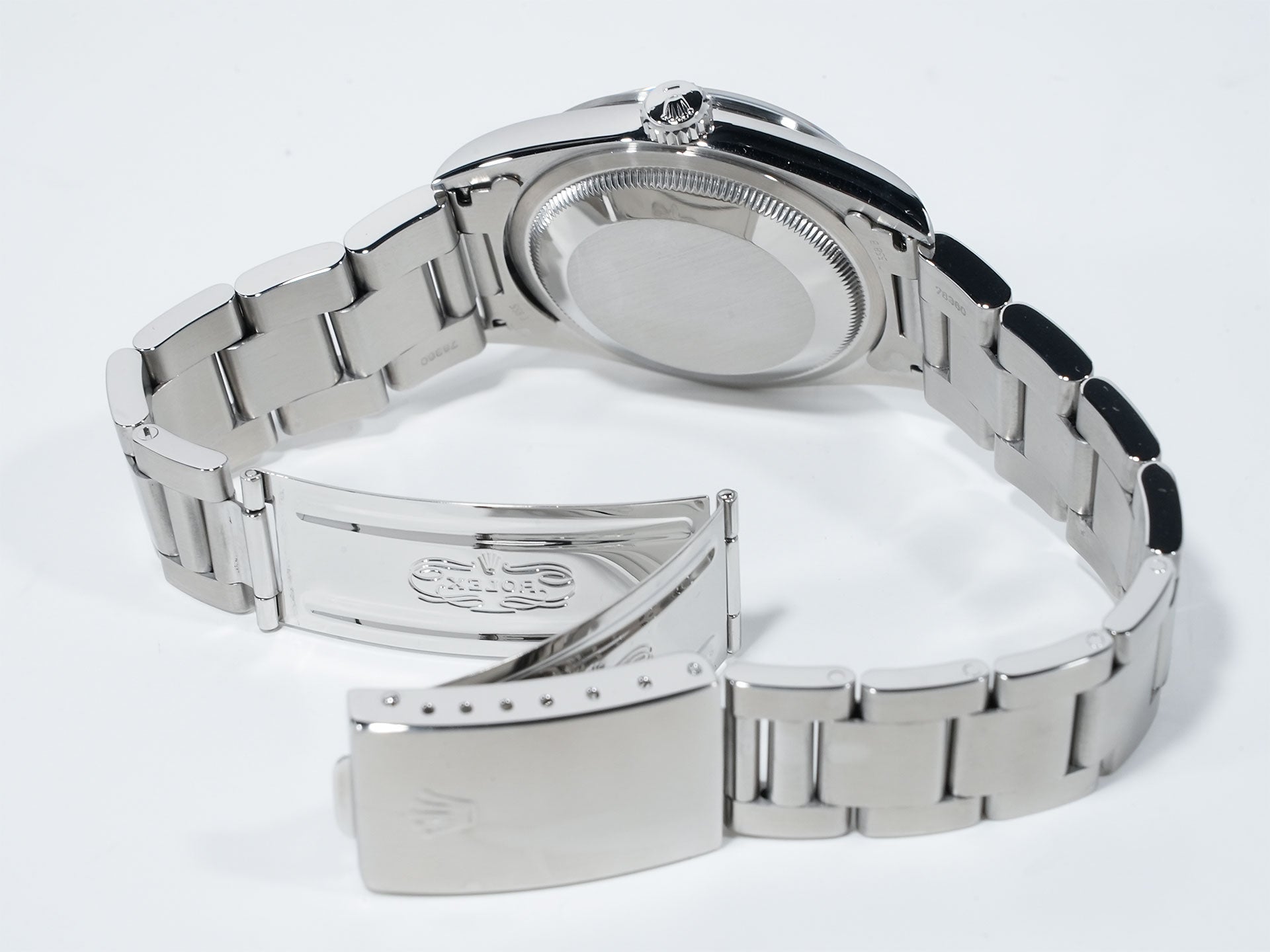 ロレックス エクスプローラーI Ref.14270 ステンレススチール ブラック文字盤 オイスターブレスレット 中古 mfoqyym7