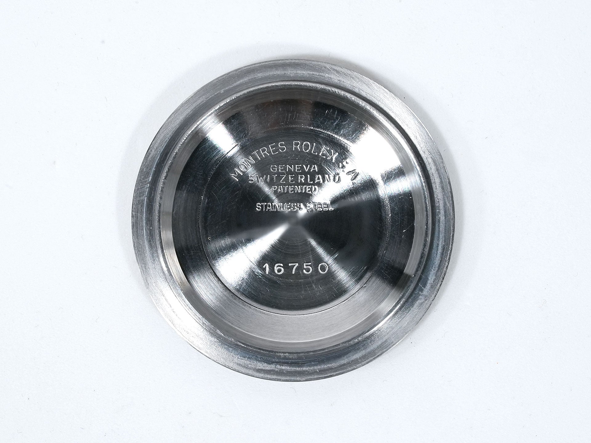 ロレックス GMTマスター Ref.16750 ステンレススチール ブラック文字盤 オイスターブレスレット 中古 vcvpo68r