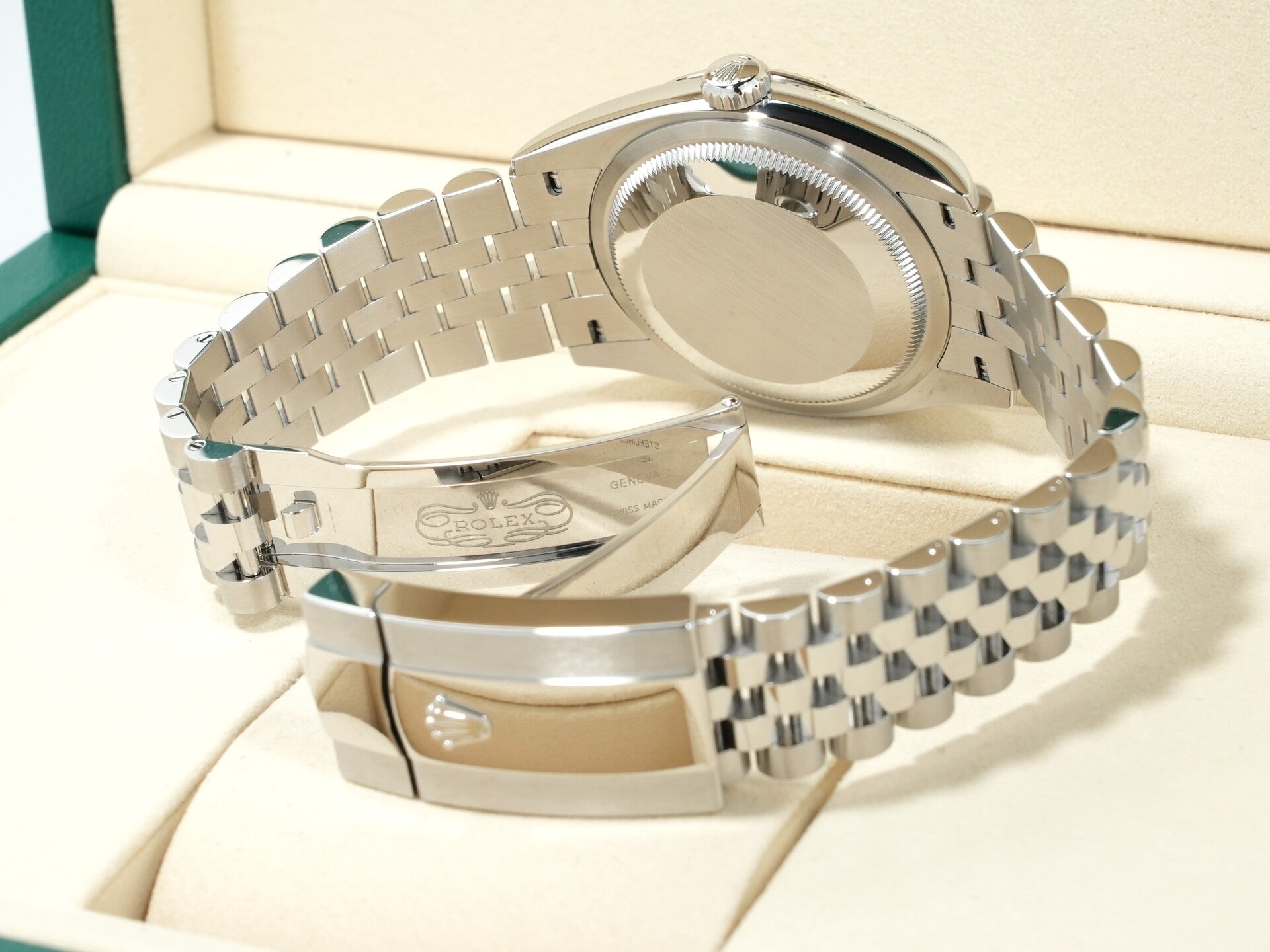 ロレックス デイトジャスト36 Ref.126234NG ステンレススチール/ホワイトゴールド ホワイトシェルx10Pダイヤ文字盤 未使用 xe2kczs8