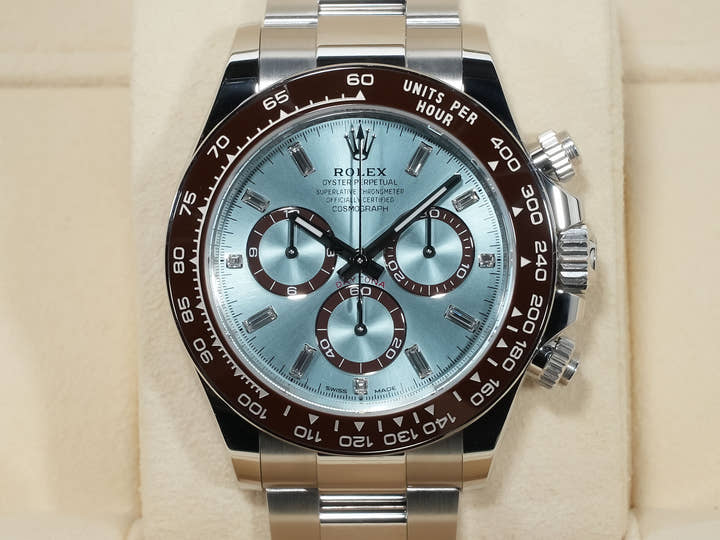 ロレックス デイトナ Ref.126506A プラチナ アイスブルーx11Pダイヤ文字盤 未使用 tiv3c7cd