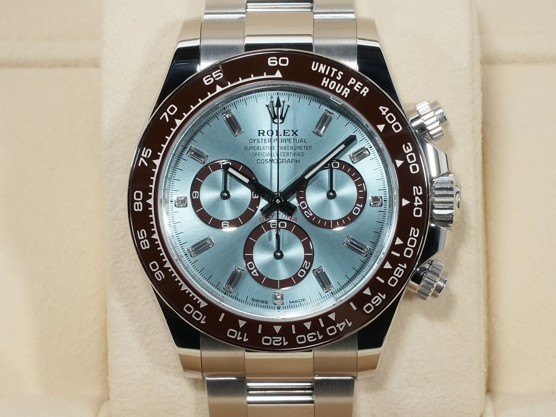 ロレックス デイトナ Ref.126506A プラチナ アイスブルーx11Pダイヤ文字盤 未使用 tiv3c7cd