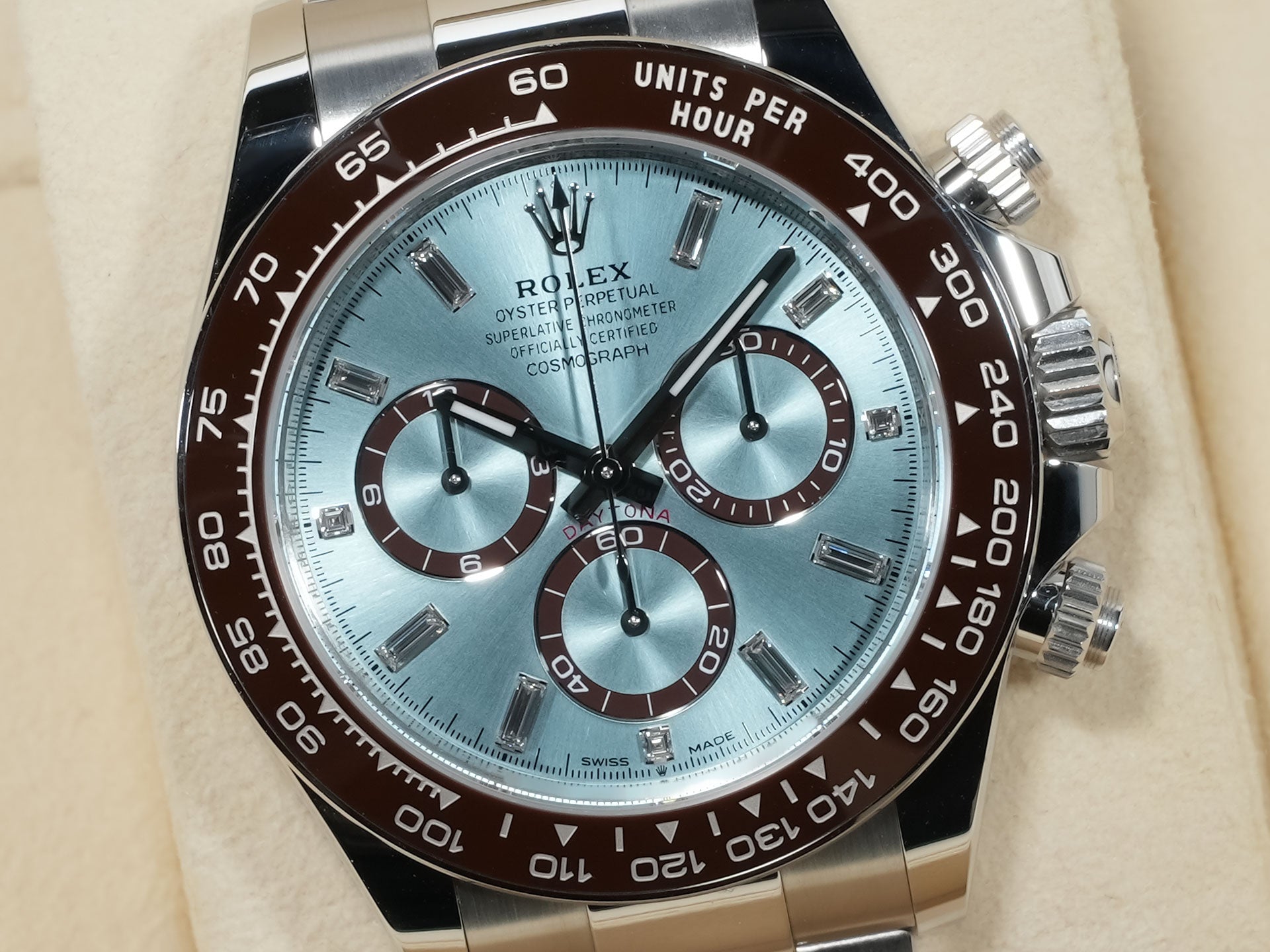 ロレックス デイトナ Ref.126506A プラチナ アイスブルーx11Pダイヤ文字盤 未使用 tiv3c7cd