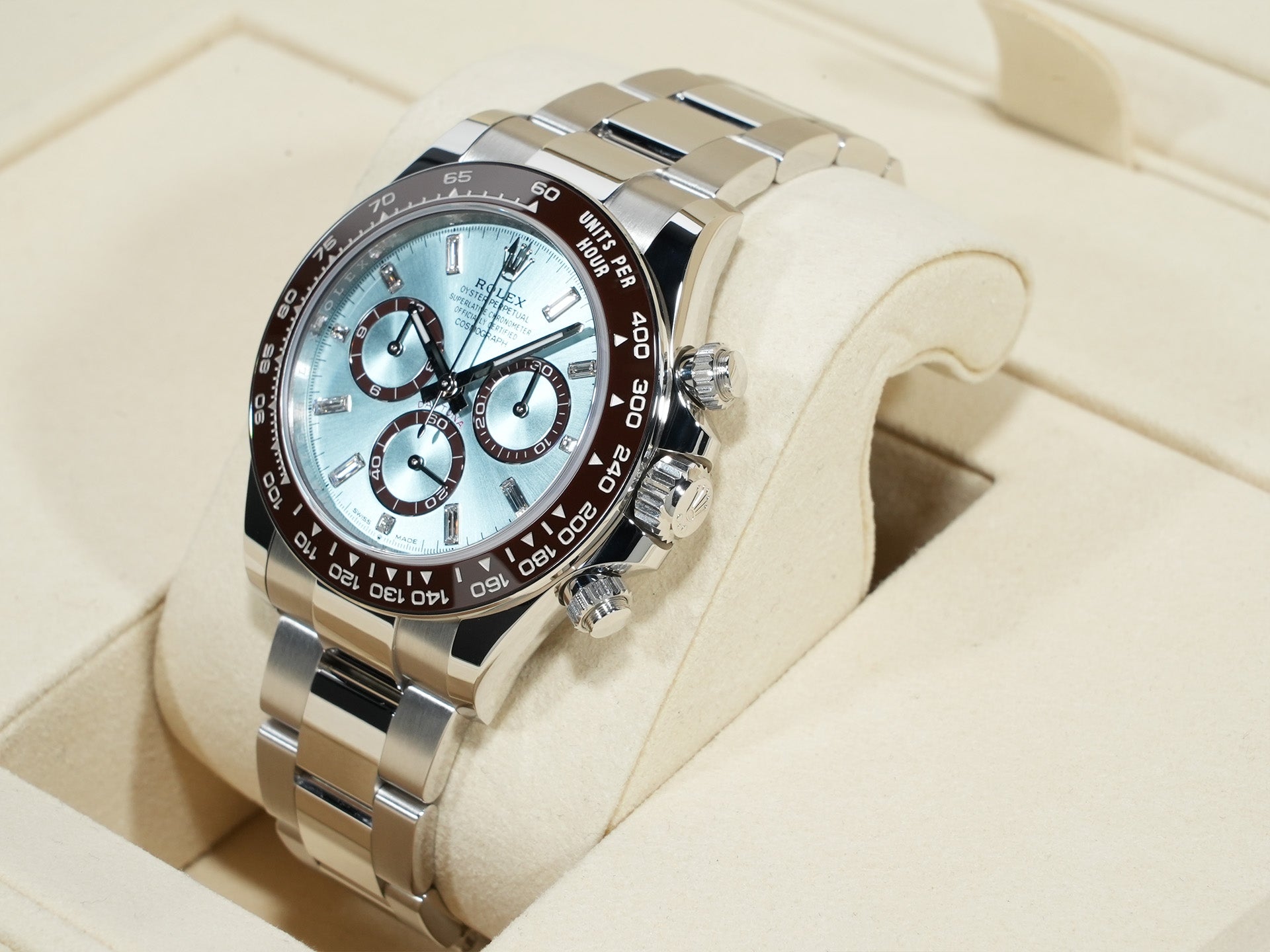 ロレックス デイトナ Ref.126506A プラチナ アイスブルーx11Pダイヤ文字盤 未使用 bhecgjp6