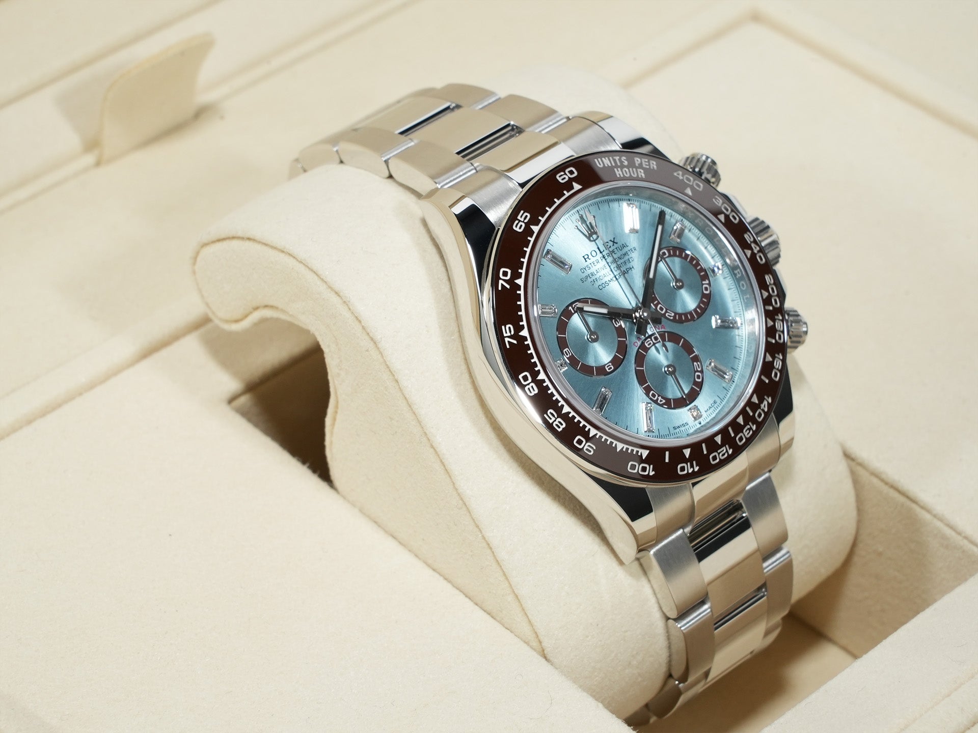 ロレックス デイトナ Ref.126506A プラチナ アイスブルーx11Pダイヤ文字盤 未使用 bhecgjp6
