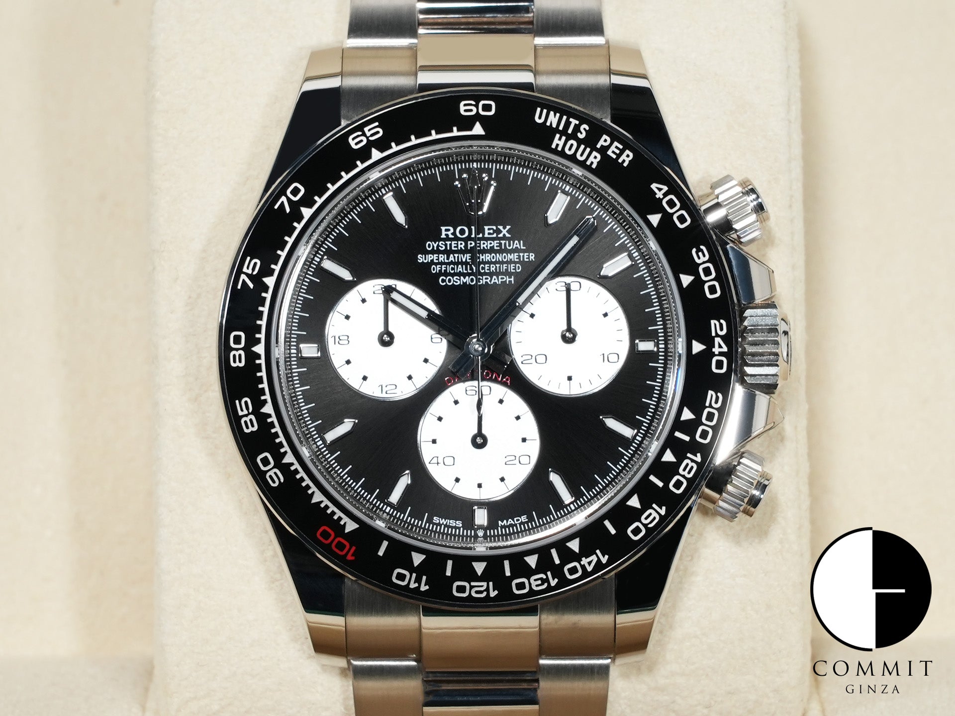 ロレックス デイトナ Ref.126529LN ホワイトゴールド ブライトブラック文字盤 未使用 sg2hxiqa