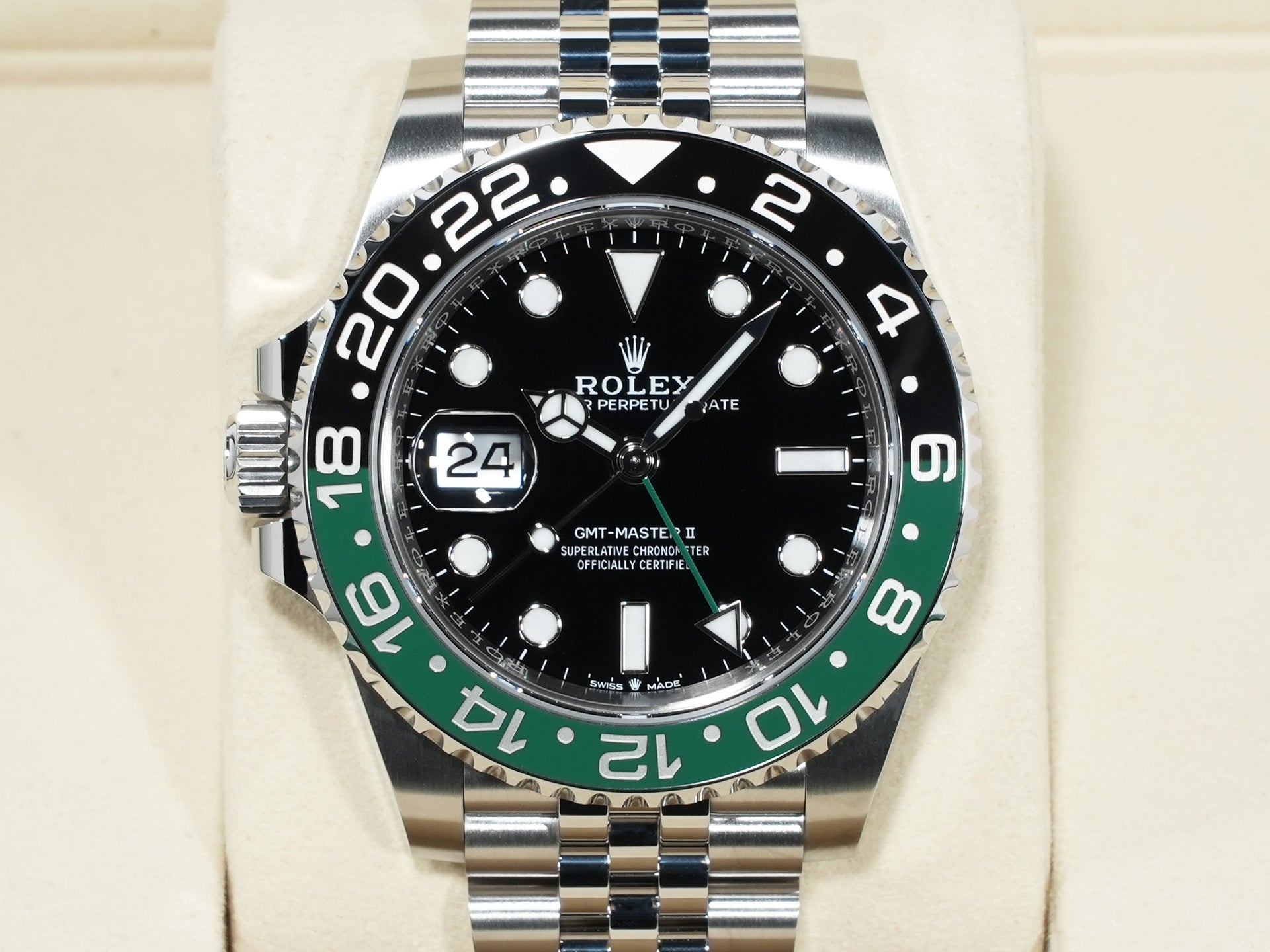 ロレックス GMTマスターII Ref.126720VTNR ステンレススチール ブラック文字盤 ジュビリーブレスレット 未使用 srntep7w
