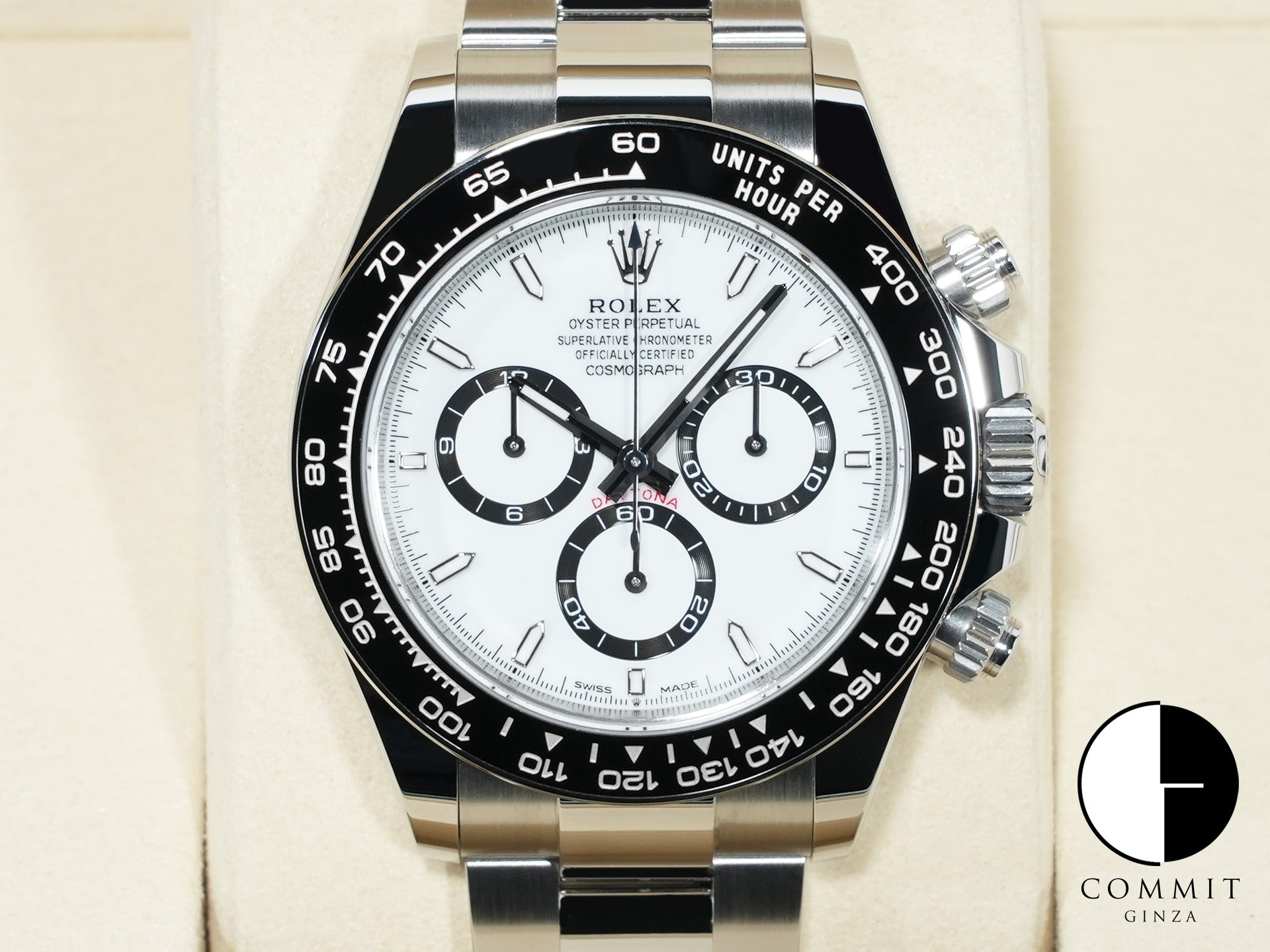 ロレックス デイトナ Ref.126500LN ステンレススチール ホワイト文字盤 未使用 2zheo435