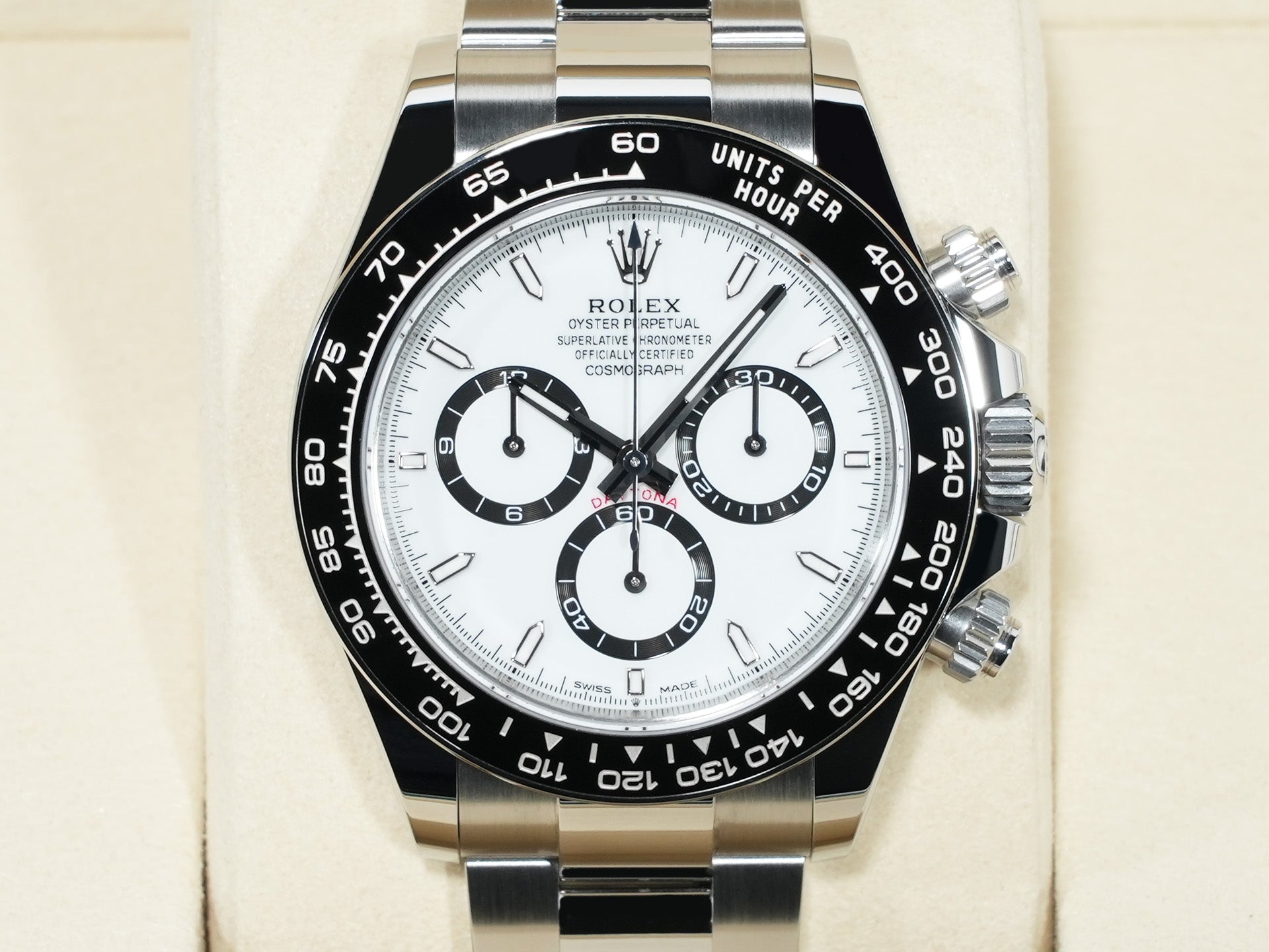 ロレックス デイトナ Ref.126500LN ステンレススチール ホワイト文字盤 未使用 2zheo435