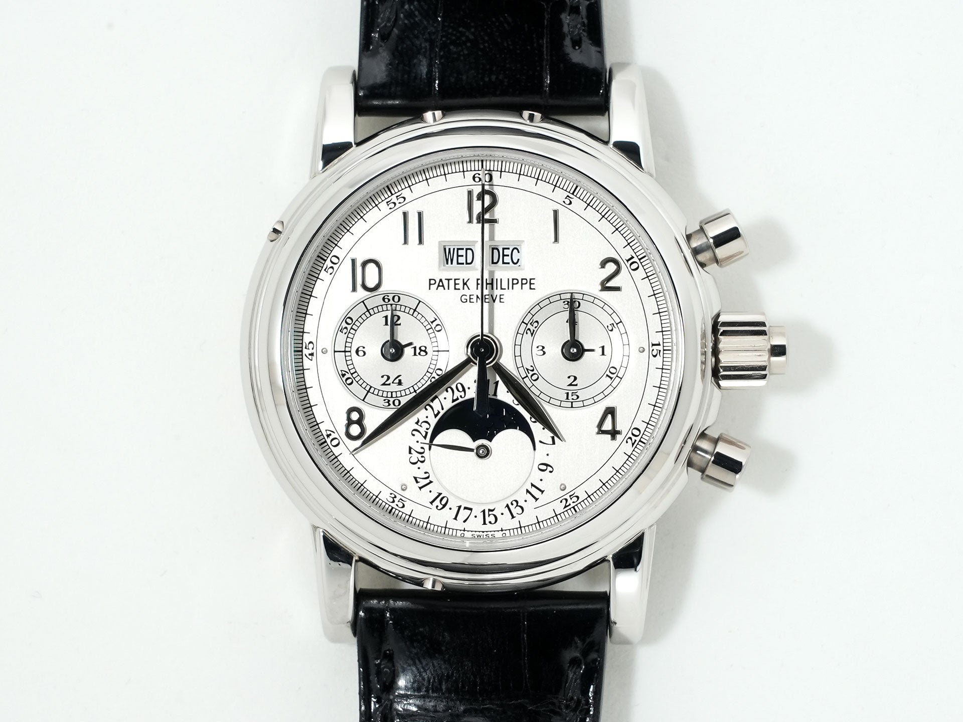 パテックフィリップ パーペチュアルカレンダー スプリットセコンド クロノグラフ Ref.5004P-021 プラチナ シルバー文字盤 美品 p8vxee69