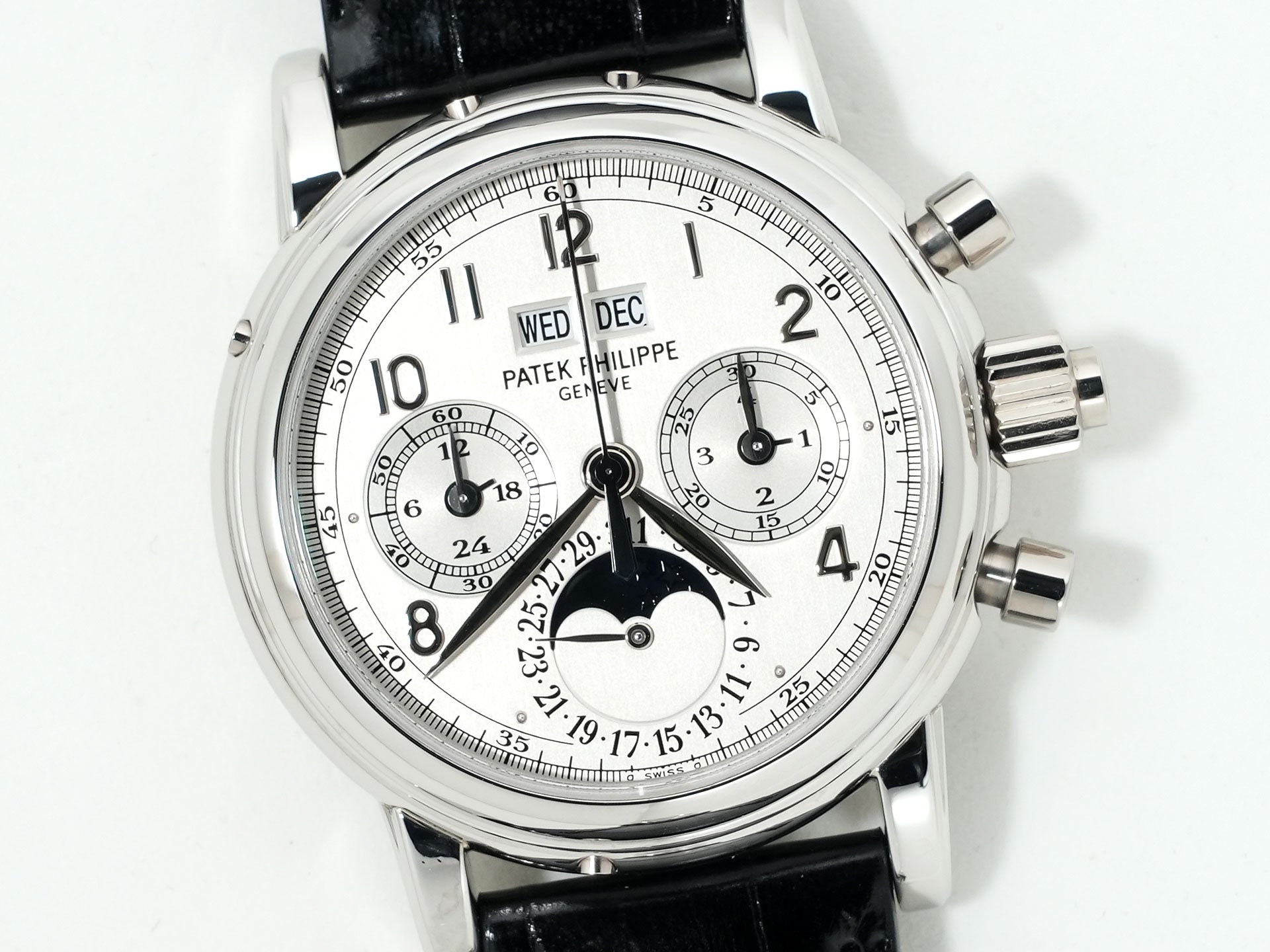 パテックフィリップ パーペチュアルカレンダー スプリットセコンド クロノグラフ Ref.5004P-021 プラチナ シルバー文字盤 美品 p8vxee69