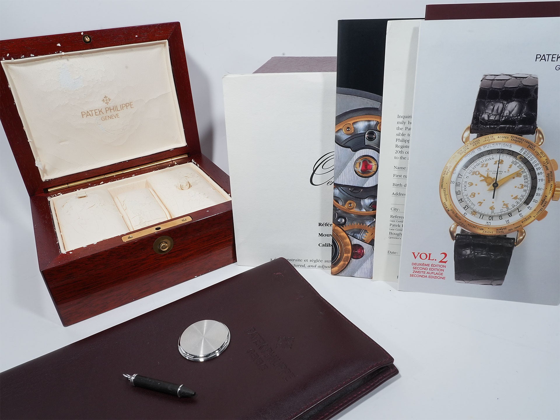 パテックフィリップ パーペチュアルカレンダー スプリットセコンド クロノグラフ Ref.5004P-021 プラチナ シルバー文字盤 美品 p8vxee69