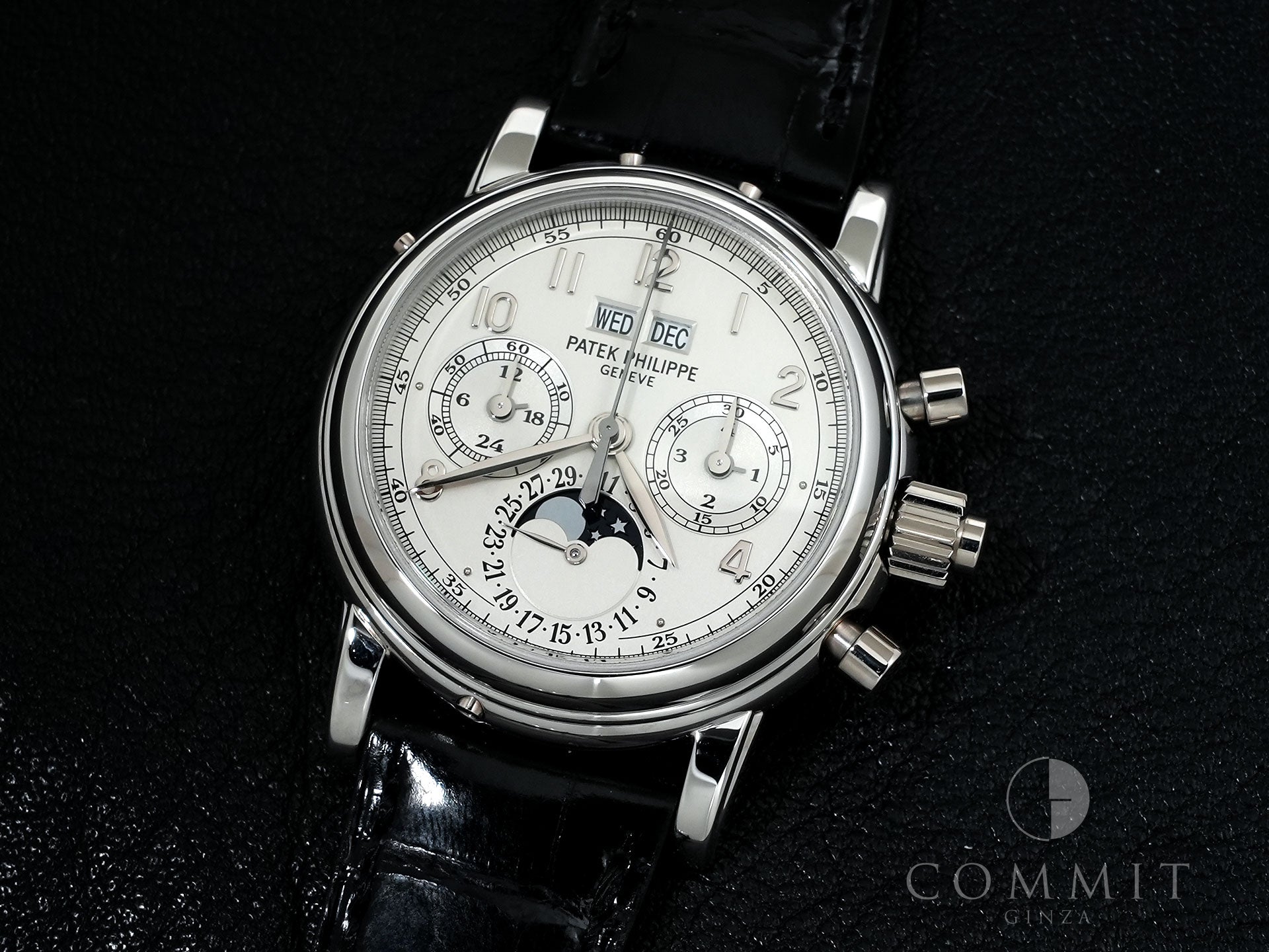 パテックフィリップ パーペチュアルカレンダー スプリットセコンド クロノグラフ Ref.5004P-021 プラチナ シルバー文字盤 美品 p8vxee69