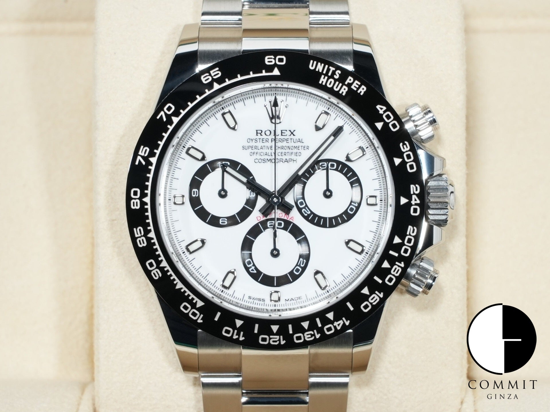 ロレックス デイトナ Ref.116500LN ステンレススチール ホワイト文字盤 未使用 zqnfan3g