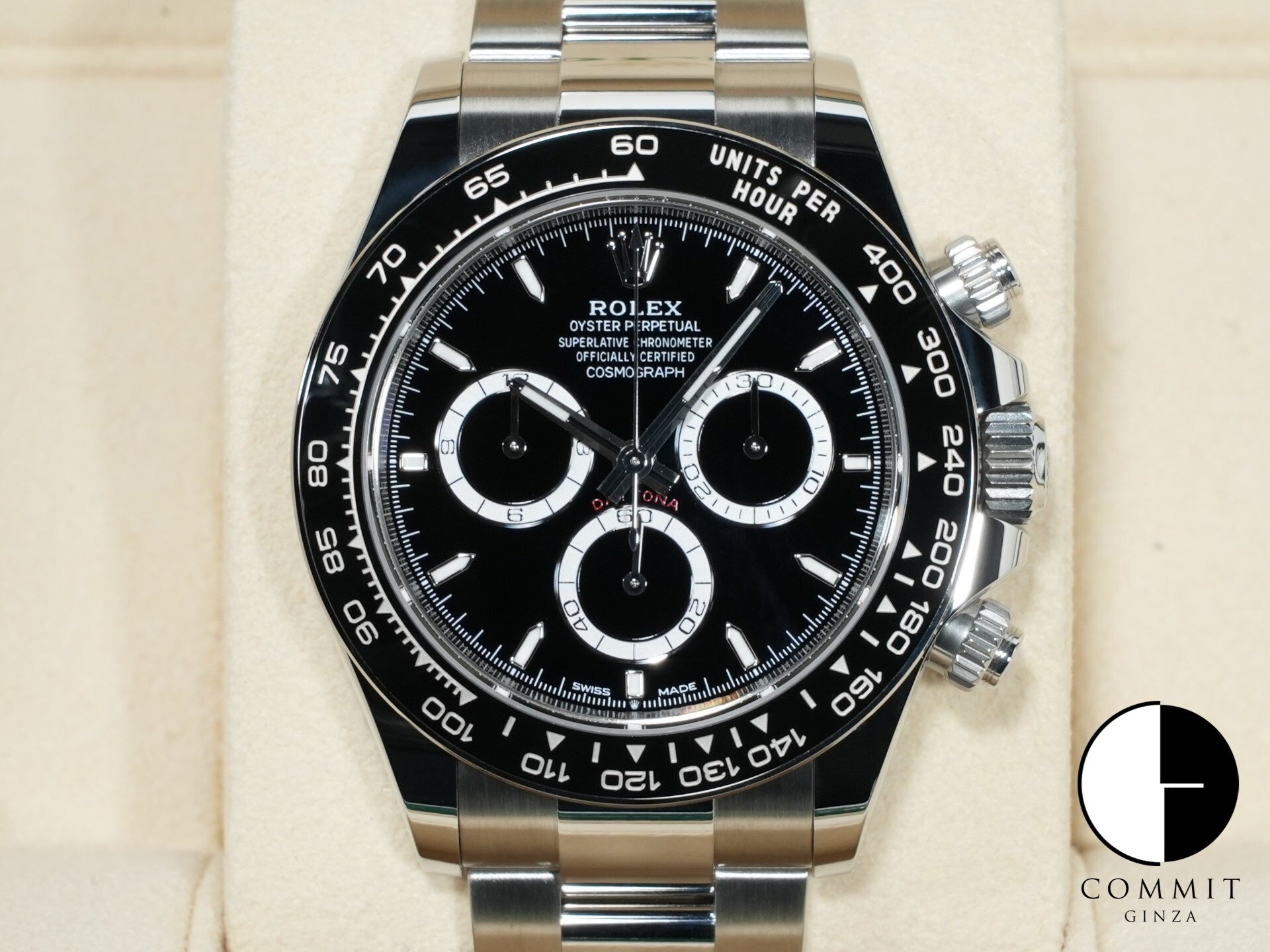 ロレックス デイトナ Ref.126500LN ステンレススチール ブラック文字盤 未使用 7jxdjzbk