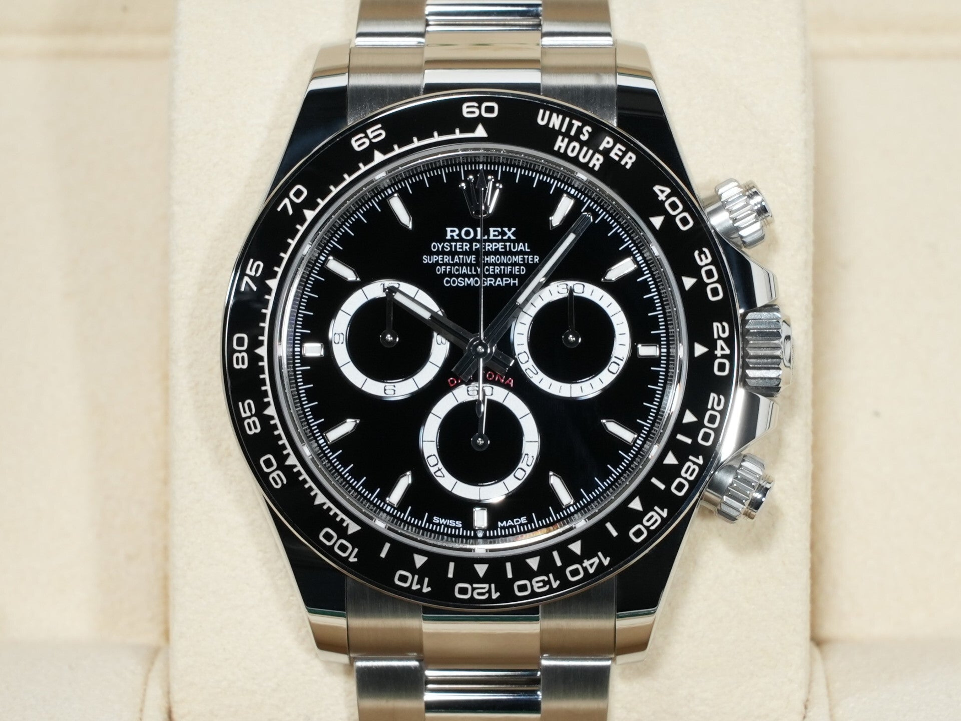 ロレックス デイトナ Ref.126500LN ステンレススチール ブラック文字盤 未使用 7jxdjzbk