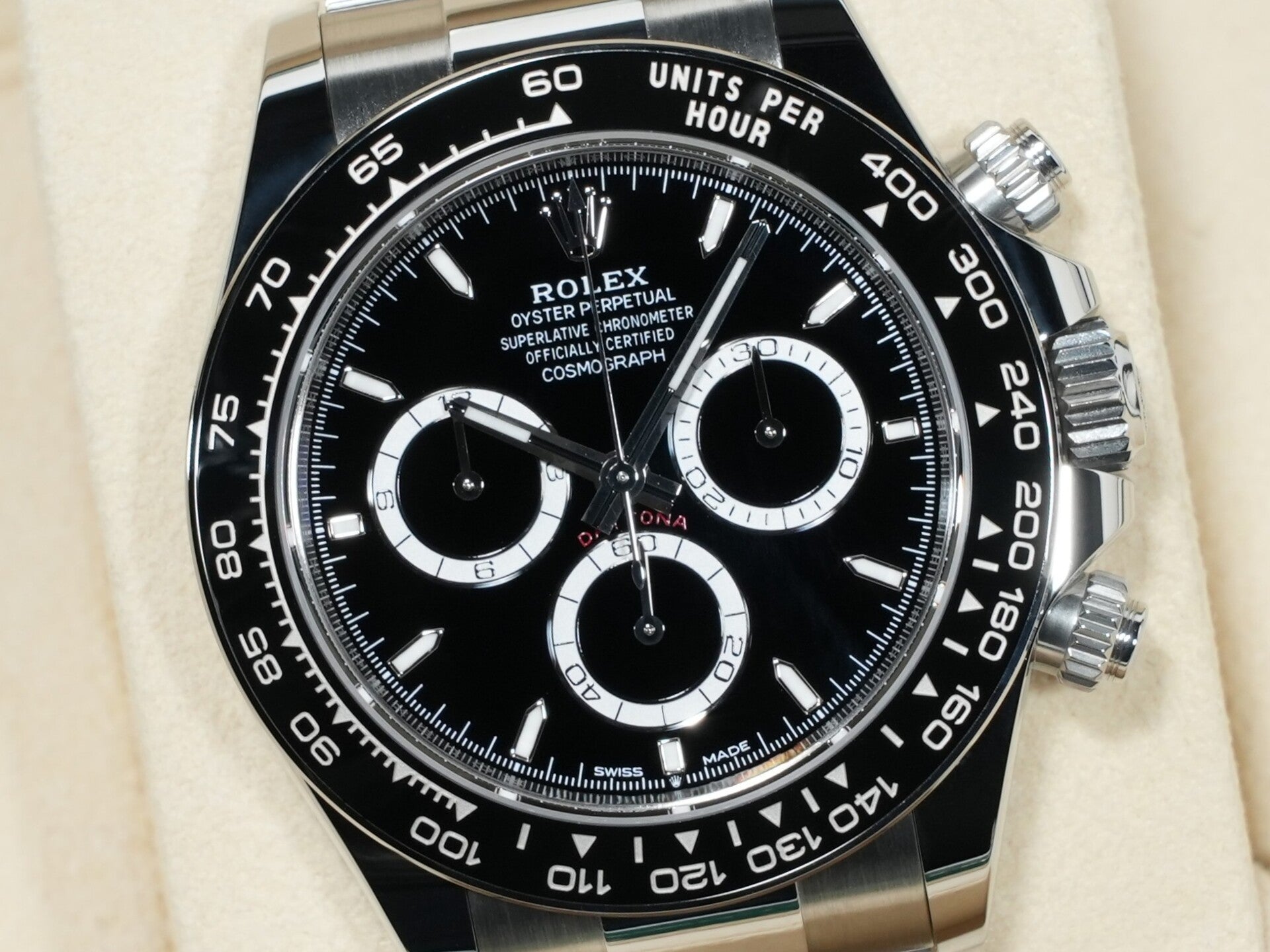 ロレックス デイトナ Ref.126500LN ステンレススチール ブラック文字盤 未使用 7jxdjzbk