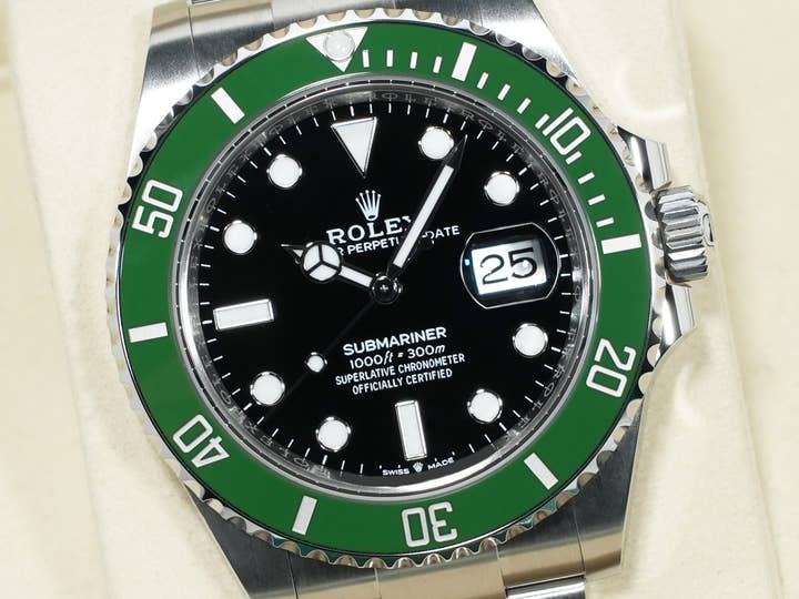 ロレックス サブマリーナー デイト Ref.126610LV ステンレススチール ブラック文字盤 未使用 t7h6sfp7