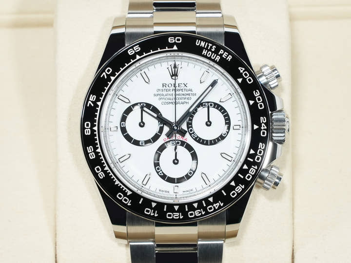 ロレックス デイトナ Ref.126500LN ステンレススチール ホワイト文字盤 未使用 g8jh6fg2