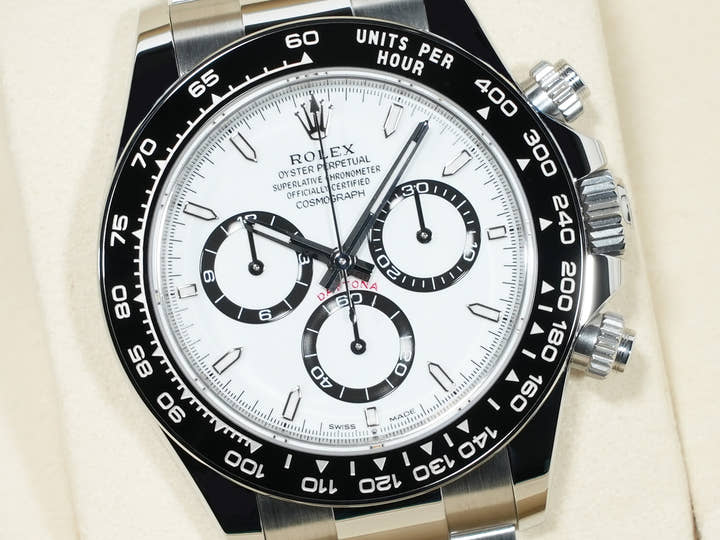 ロレックス デイトナ Ref.126500LN ステンレススチール ホワイト文字盤 未使用 g8jh6fg2