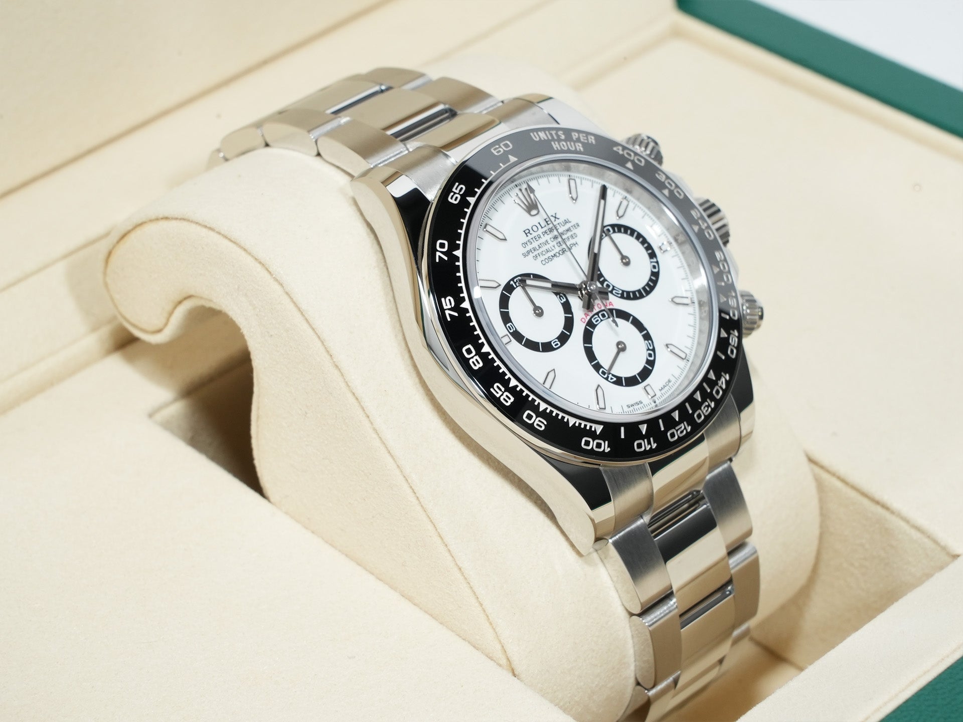 ロレックス デイトナ Ref.126500LN ステンレススチール ホワイト文字盤 未使用 g8jh6fg2