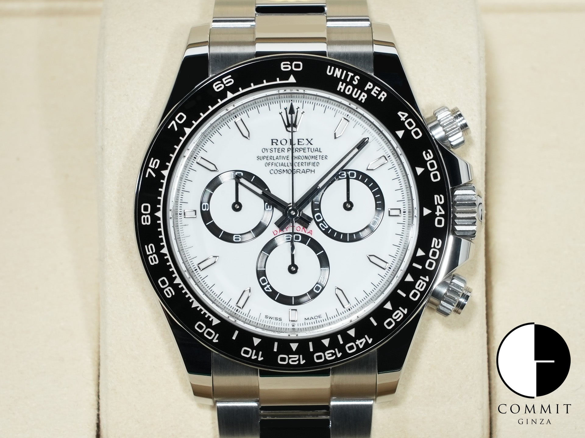 ロレックス デイトナ Ref.126500LN ステンレススチール ホワイト文字盤 未使用 fo9x8kt8