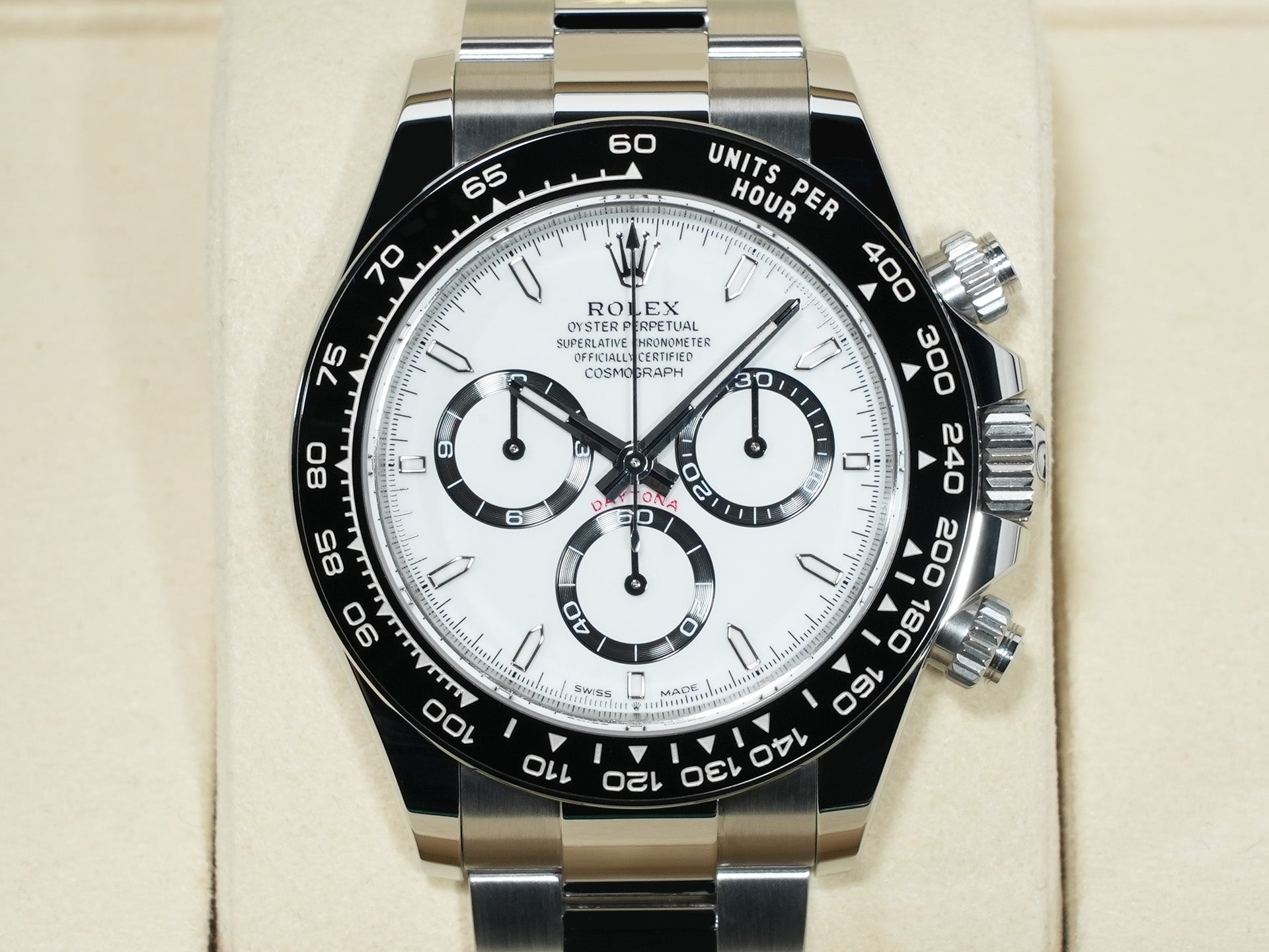 ロレックス デイトナ Ref.126500LN ステンレススチール ホワイト文字盤 未使用 fo9x8kt8