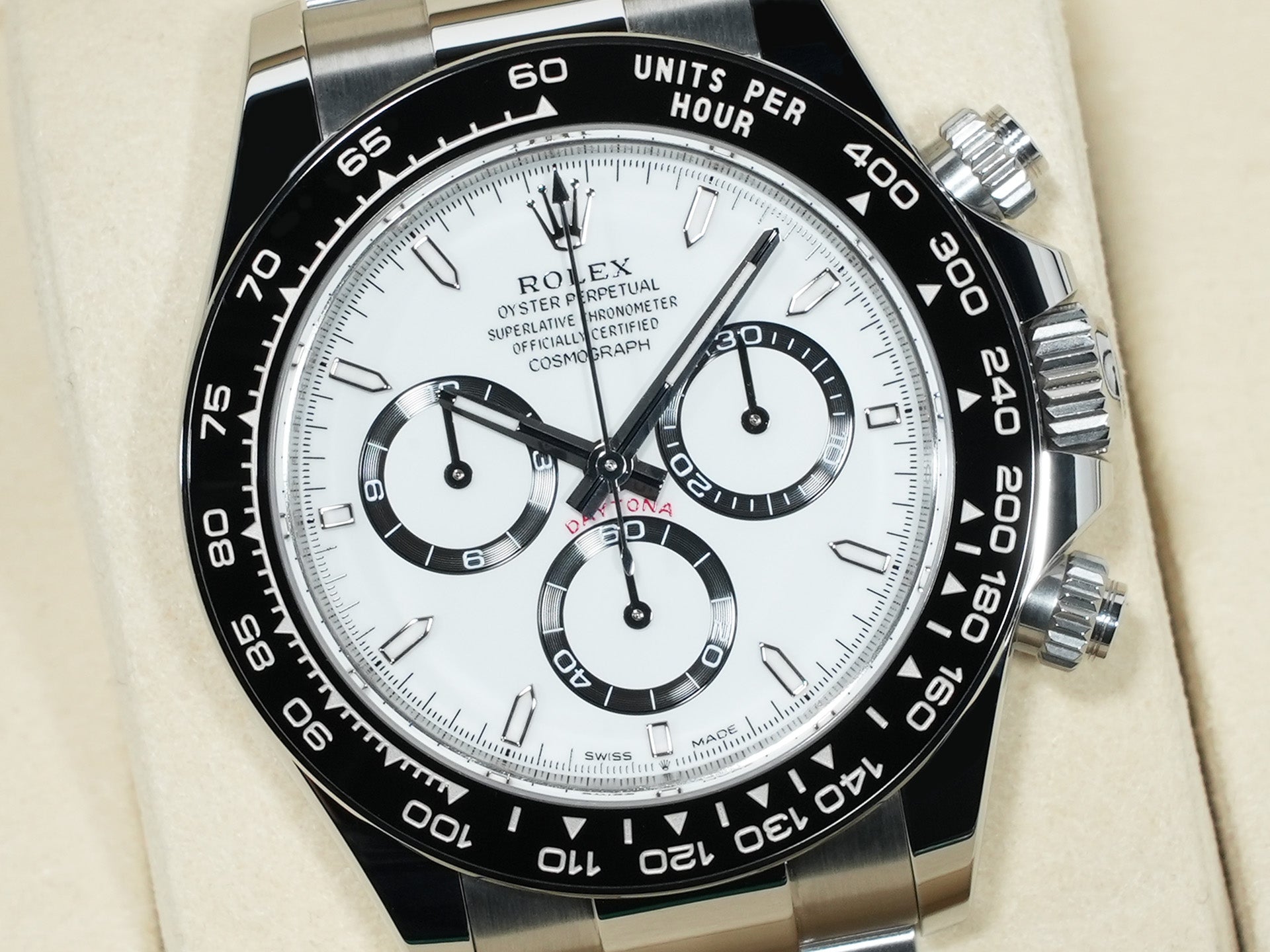 ロレックス デイトナ Ref.126500LN ステンレススチール ホワイト文字盤 未使用 fo9x8kt8