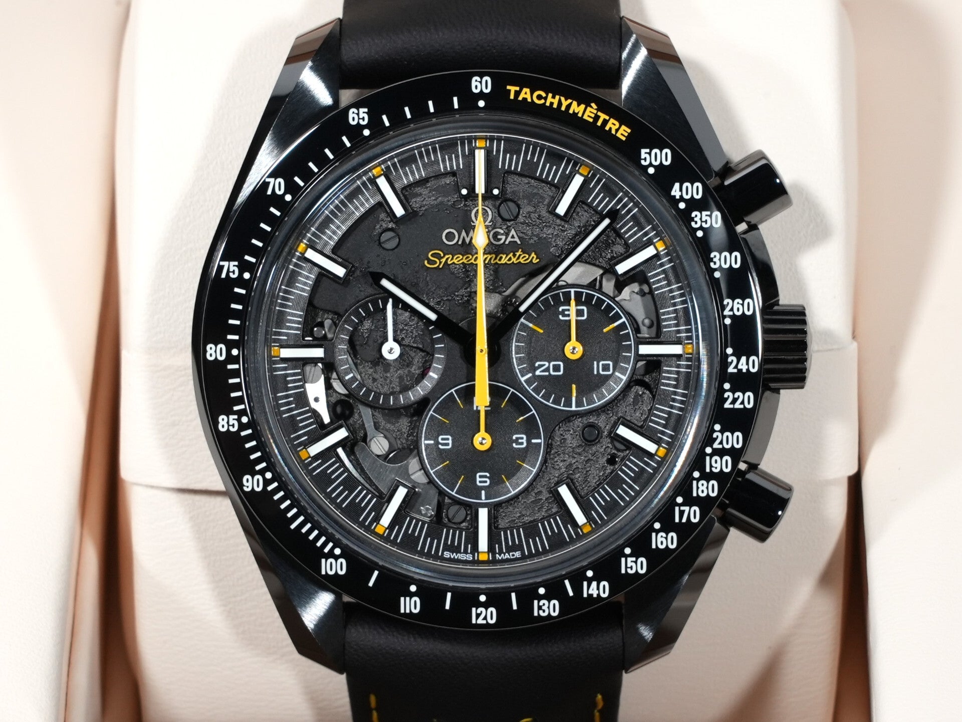 Omega Speedmaster Dark Side of the Moon Chronograph 44.25mm Ref. 311.92.44.30.01.001 Black Ceramic Skeleton Dial Unused 42t4mi2t