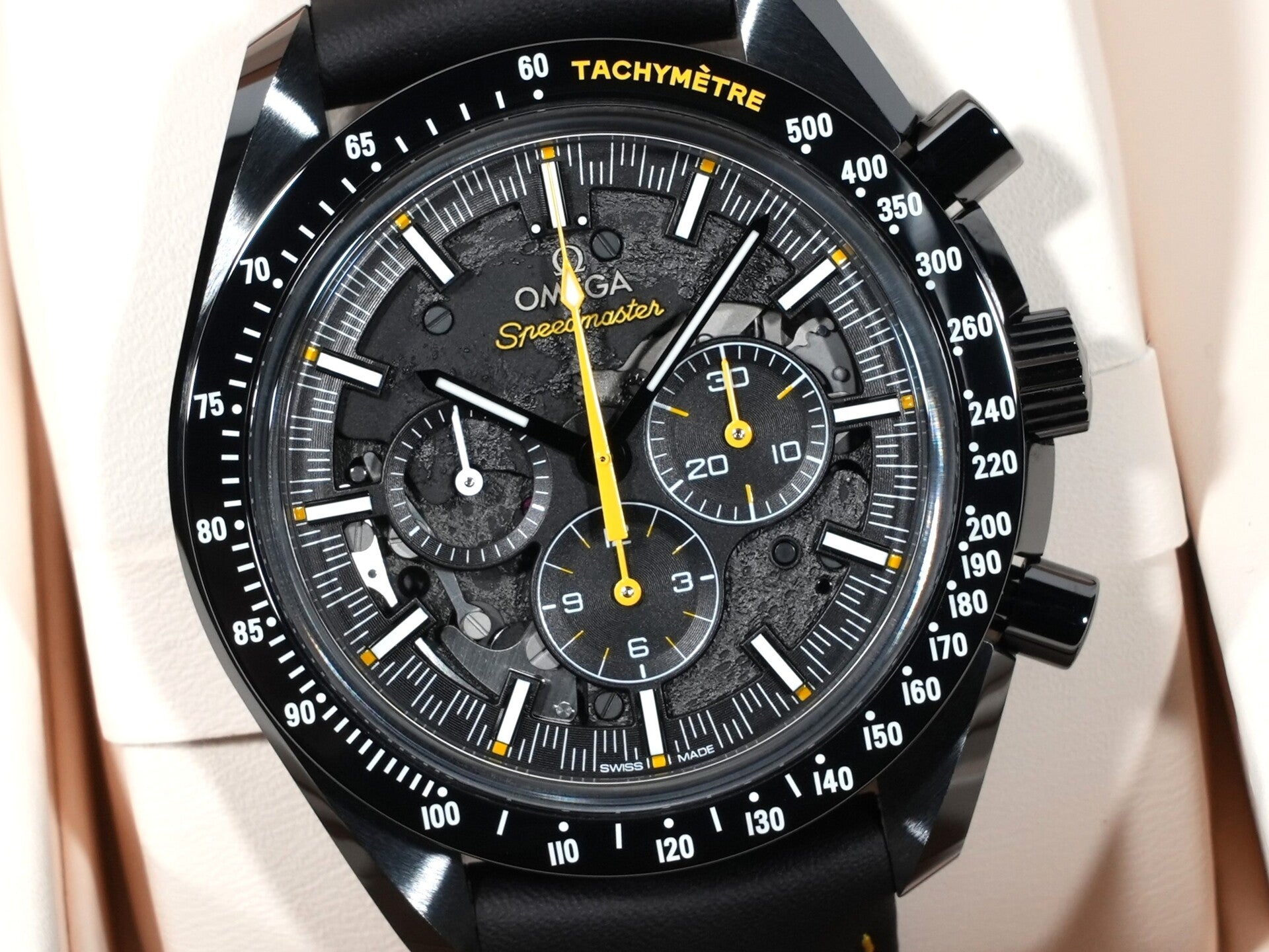 Omega Speedmaster Dark Side of the Moon Chronograph 44.25mm Ref. 311.92.44.30.01.001 Black Ceramic Skeleton Dial Unused 42t4mi2t