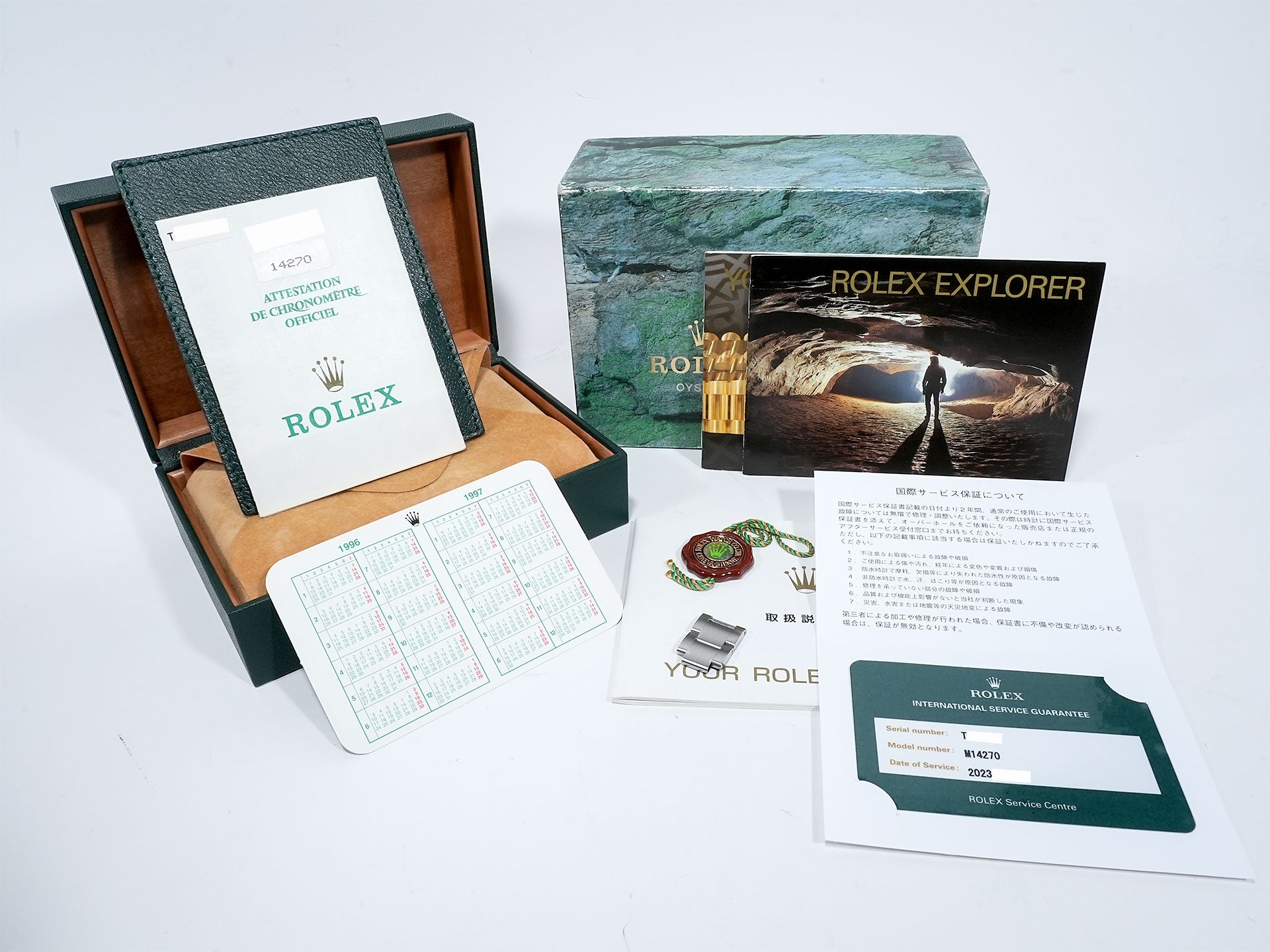 ロレックス エクスプローラーI Ref.14270 ステンレススチール ブラック文字盤 オイスターブレスレット 中古 eve2kkcp