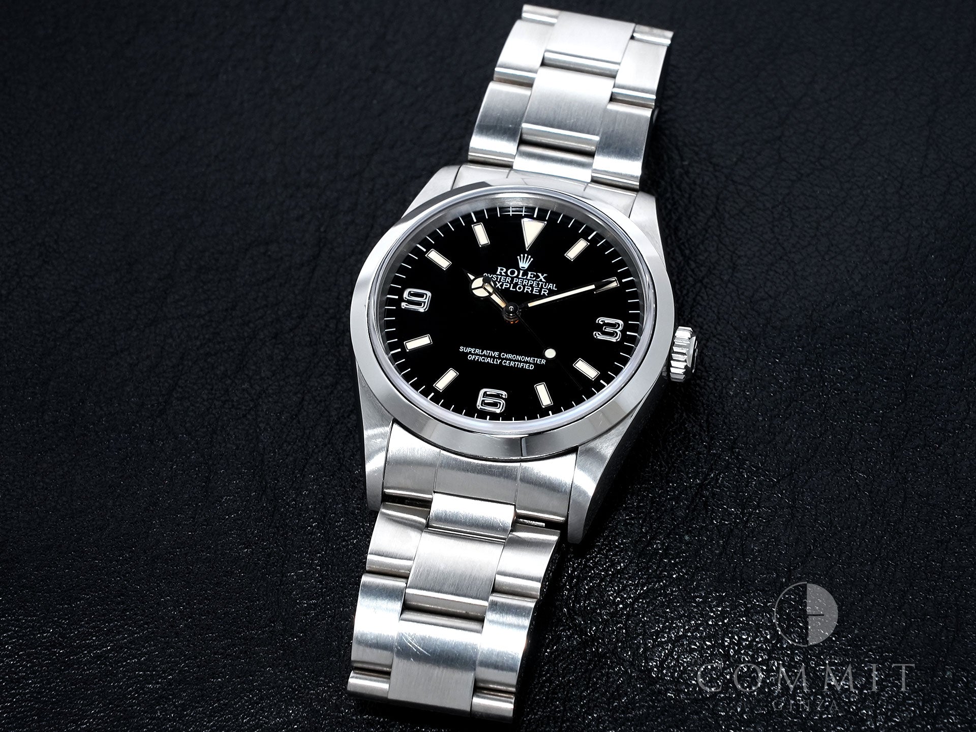 ロレックス エクスプローラーI Ref.14270 ステンレススチール ブラック文字盤 オイスターブレスレット 中古 eve2kkcp