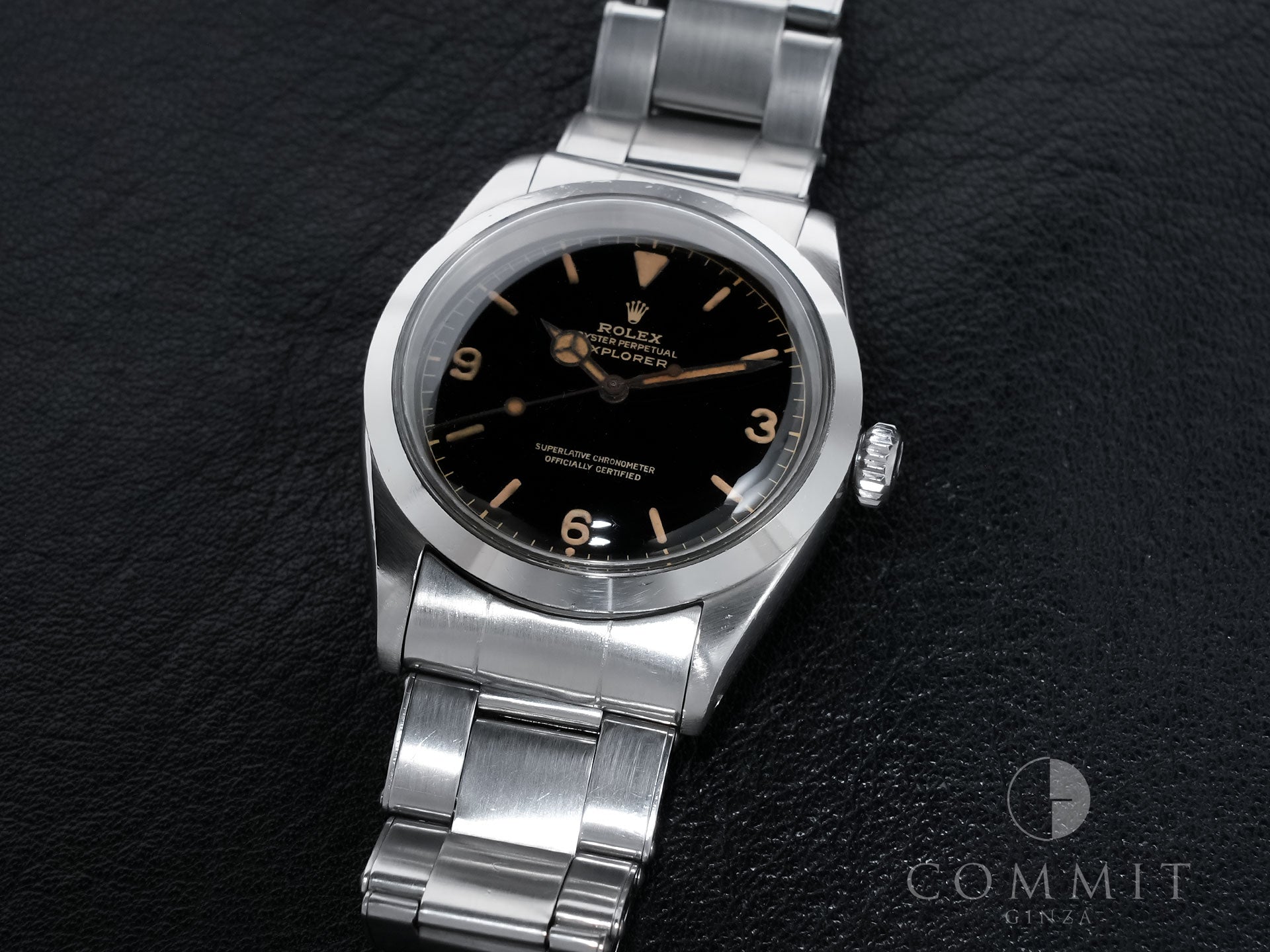ロレックス エクスプローラーI Ref.1016 ステンレススチール ブラック文字盤 中古 2nqbux7w