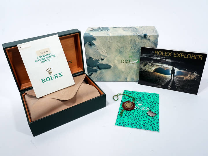 ロレックス エクスプローラーII Ref.16570 ステンレススチール ホワイト文字盤 オイスターブレスレット 中古 csedurq6